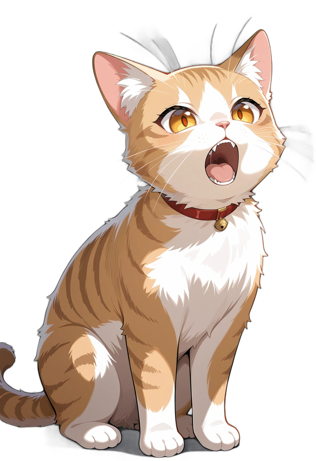 anime-animal-cat-fangs-collar