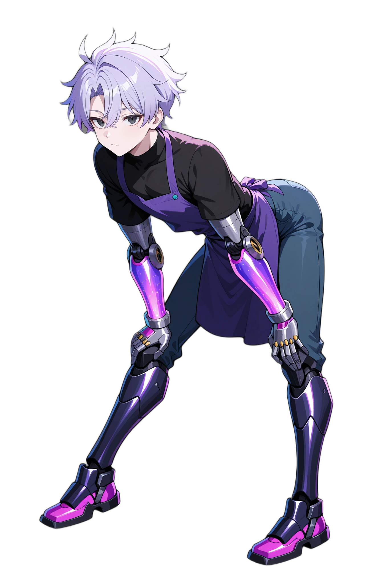anime-apron-purplehair-jeans-man