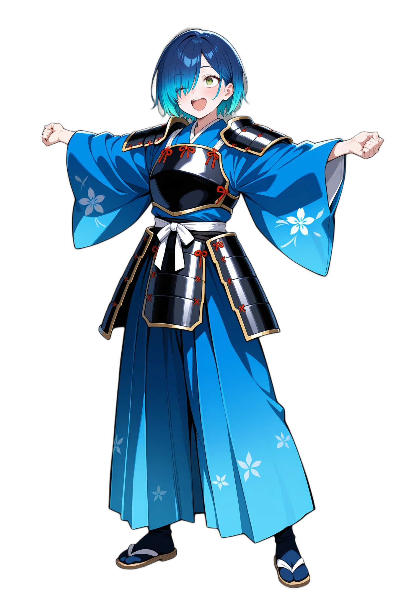 anime-armor-kimono-tabi-woman