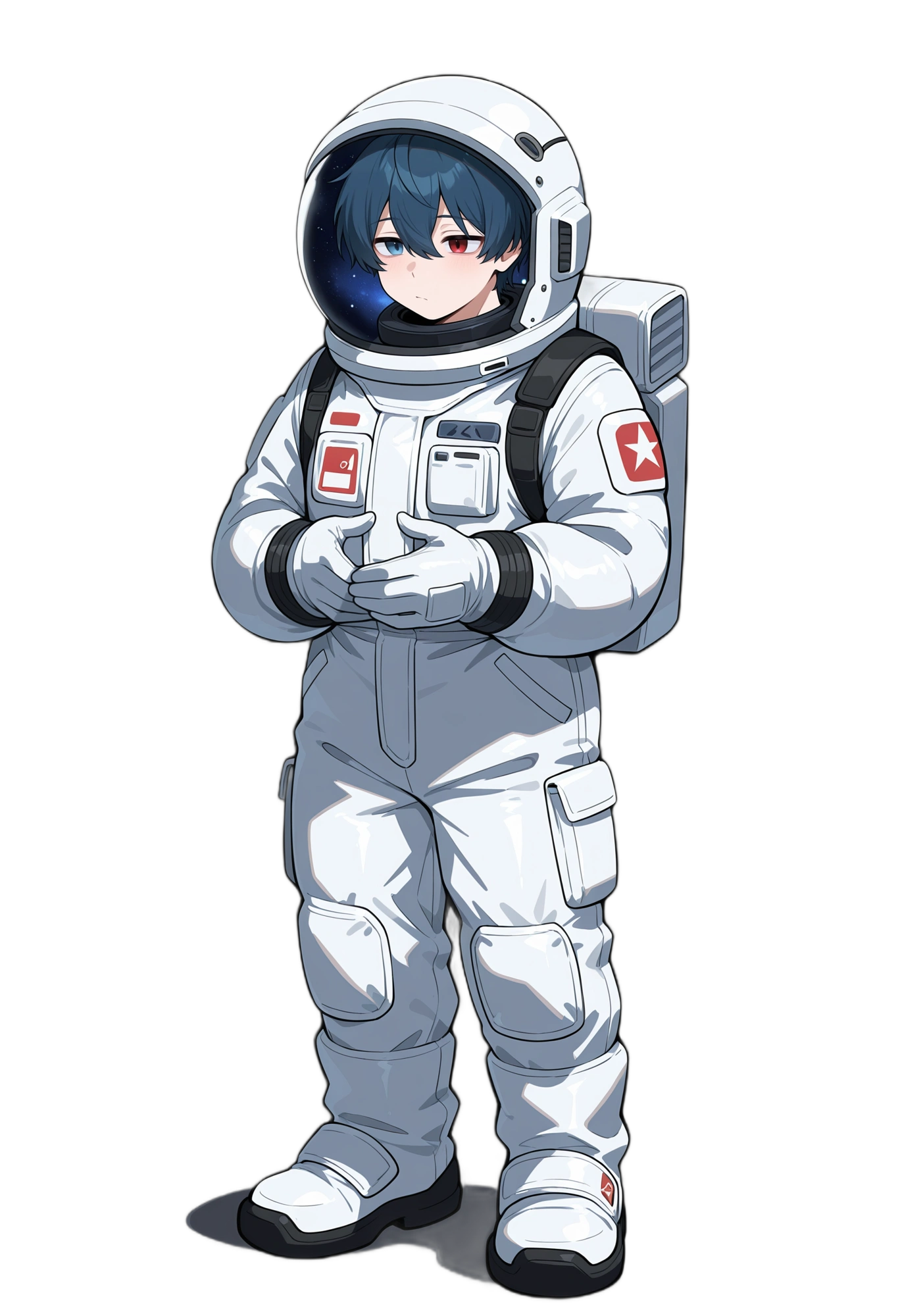 anime-astronaut-redeyes-blueeyes-man