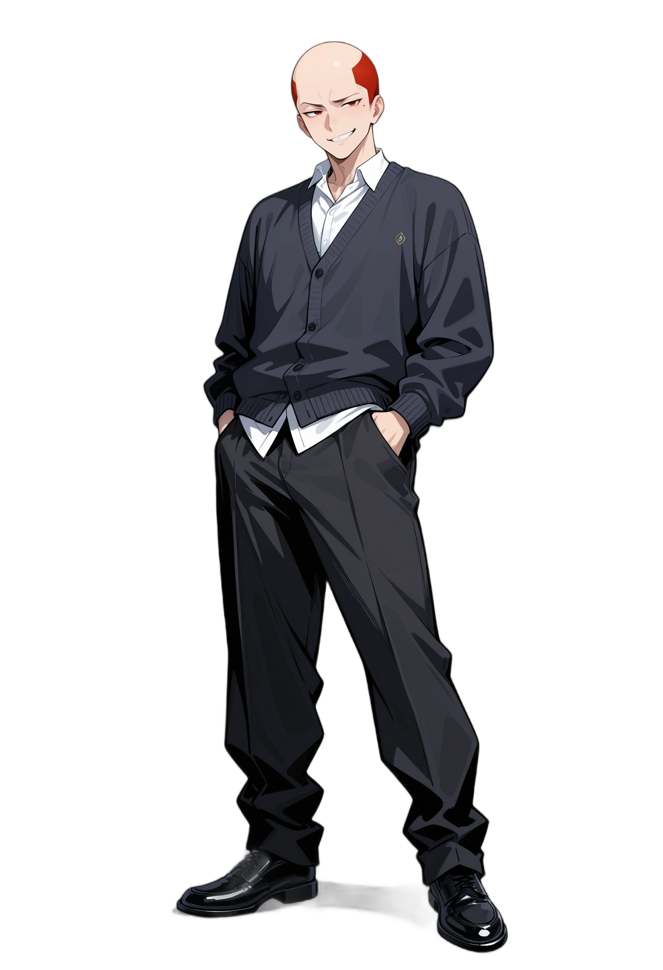 anime-bald-redeyes-cardigan-man