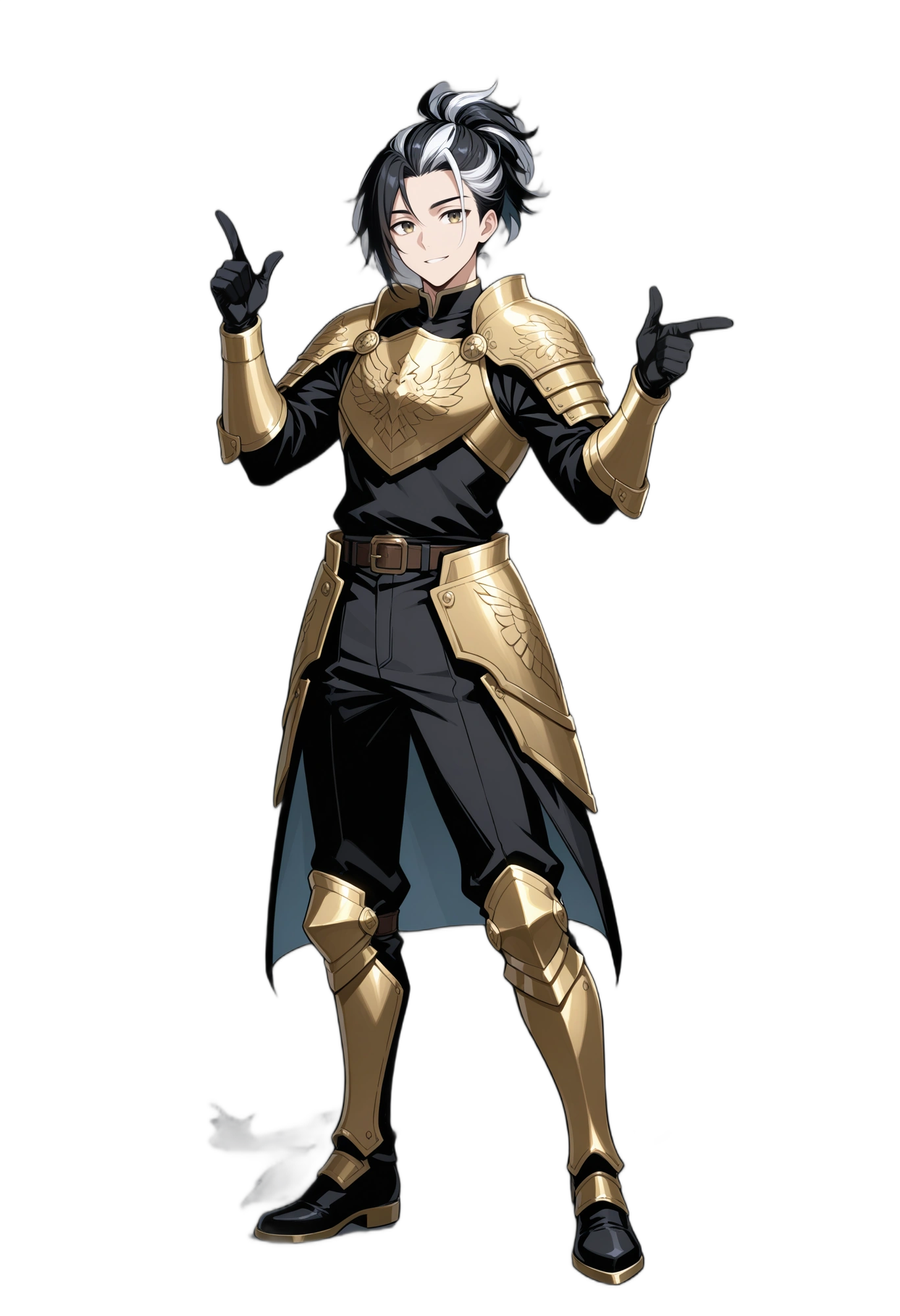 anime-belt-pants-two-tonehair-man