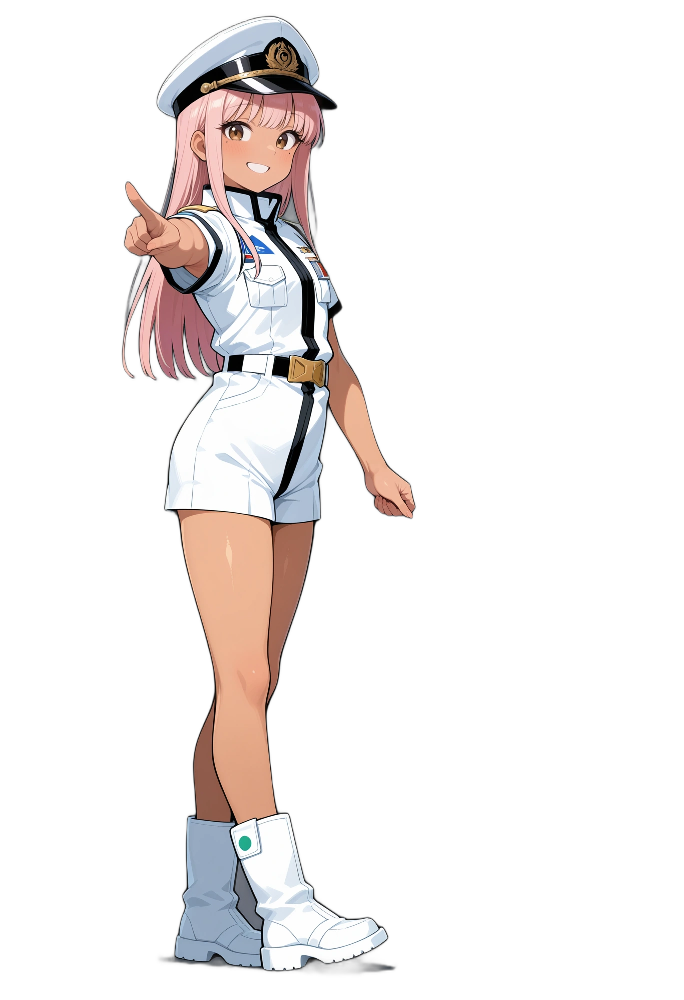 anime-belt-boots-shortsleeves-woman