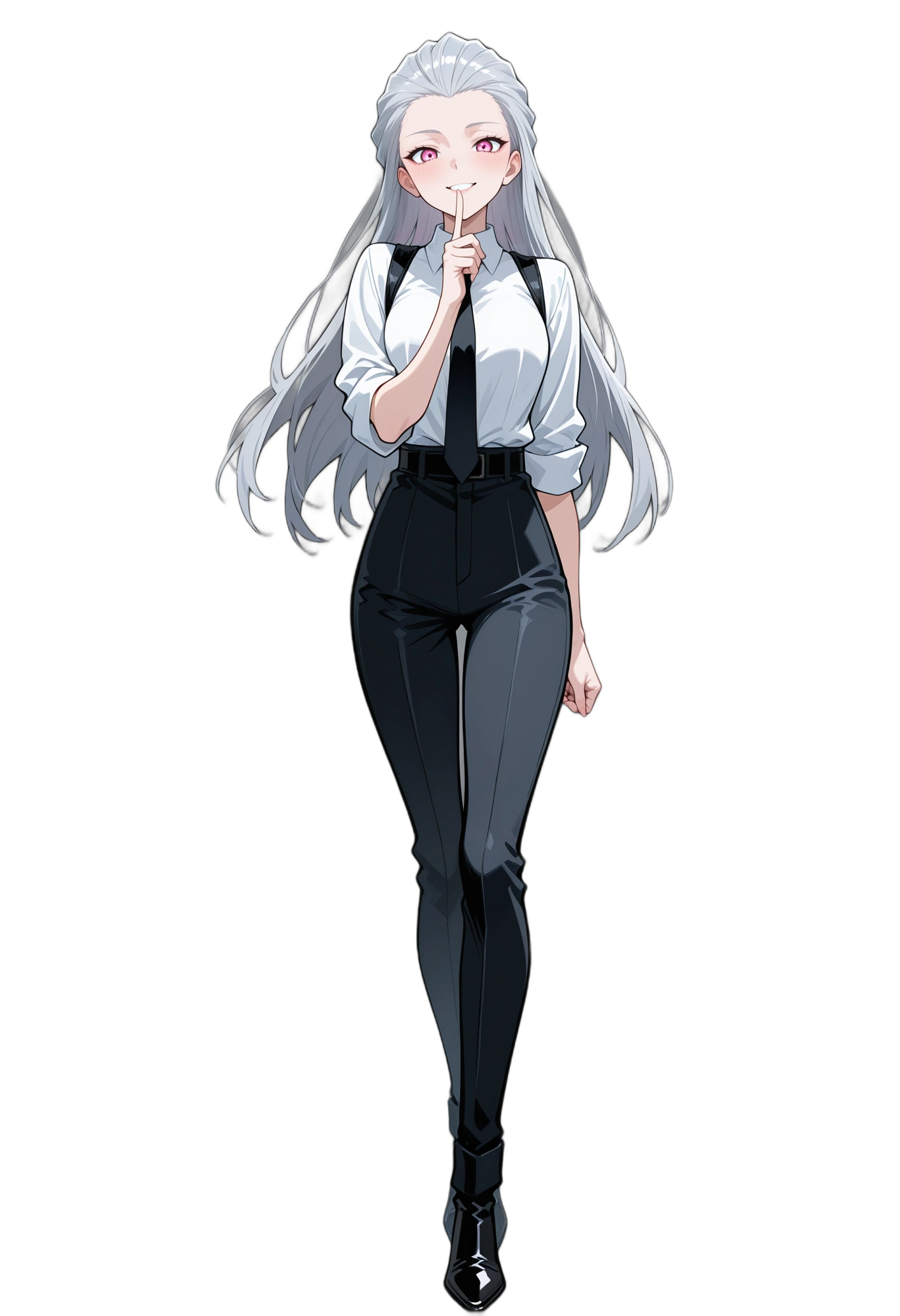 anime-belt-longhair-smile-woman