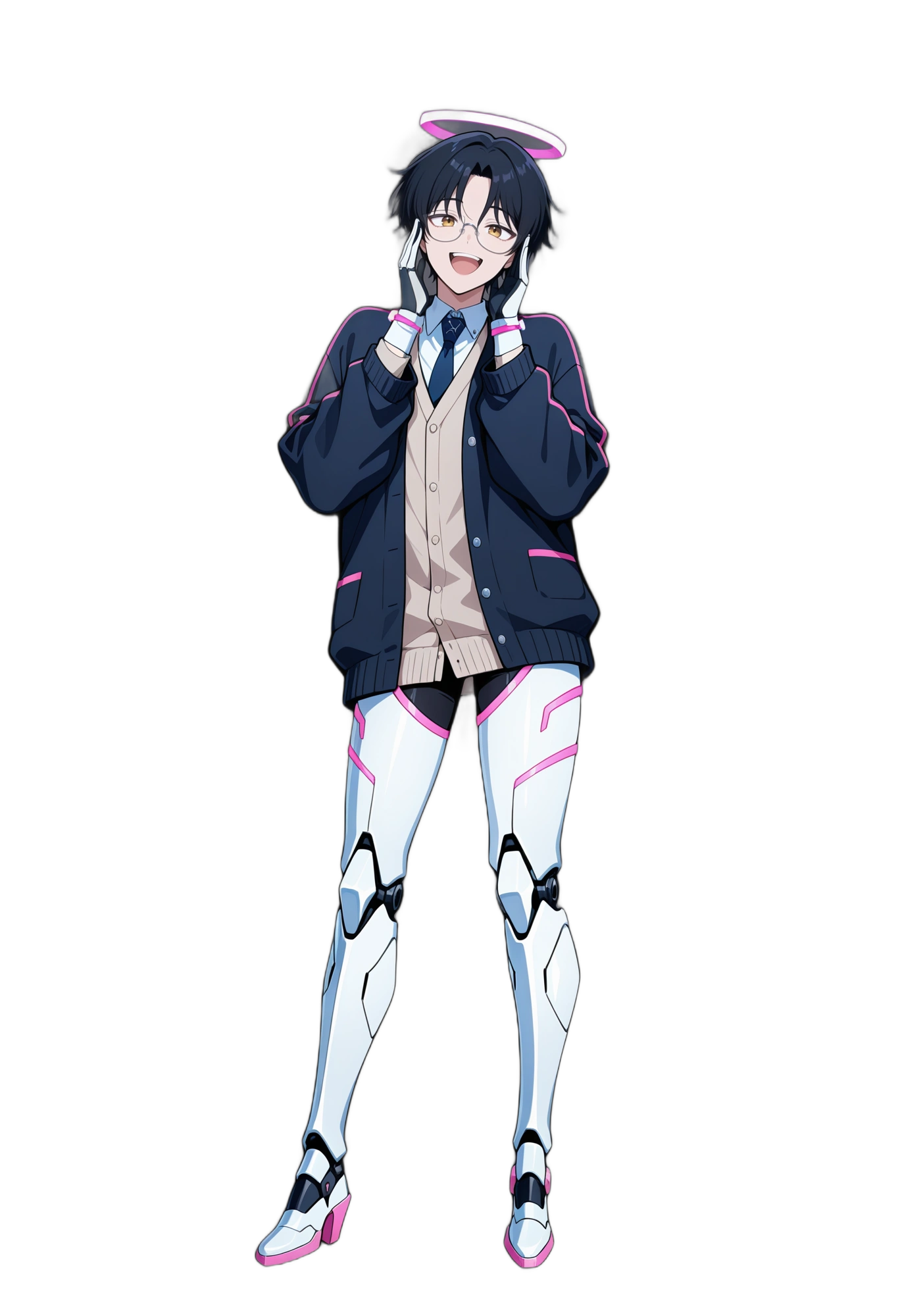 anime-blackhair-gloves-highheels-man