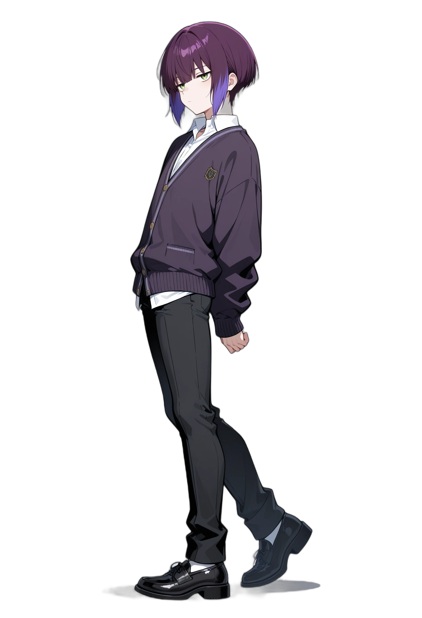 anime-blackpants-whiteshirt-sleevespastwrists-man