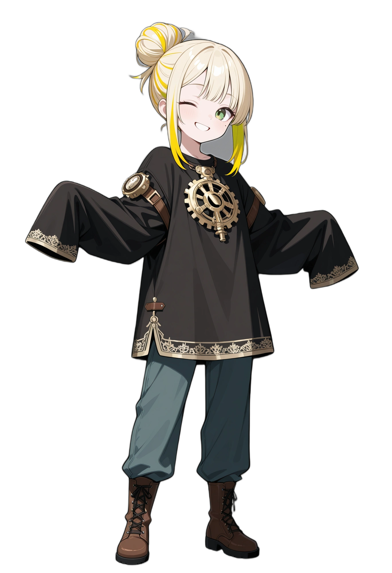 anime-blondehair-sleevespastwrists-longsleeves-woman