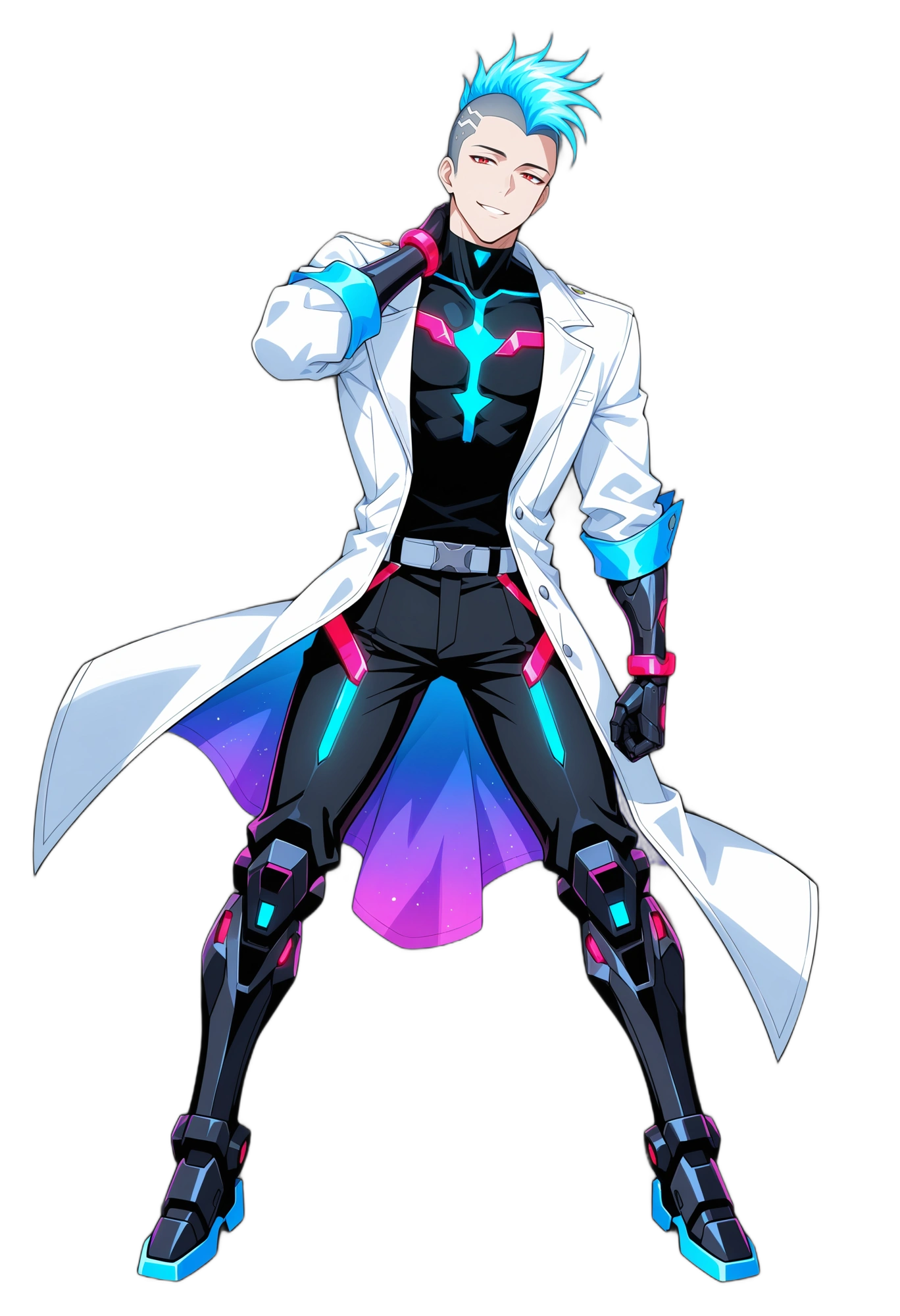 anime-bluehair-boots-redeyes-man
