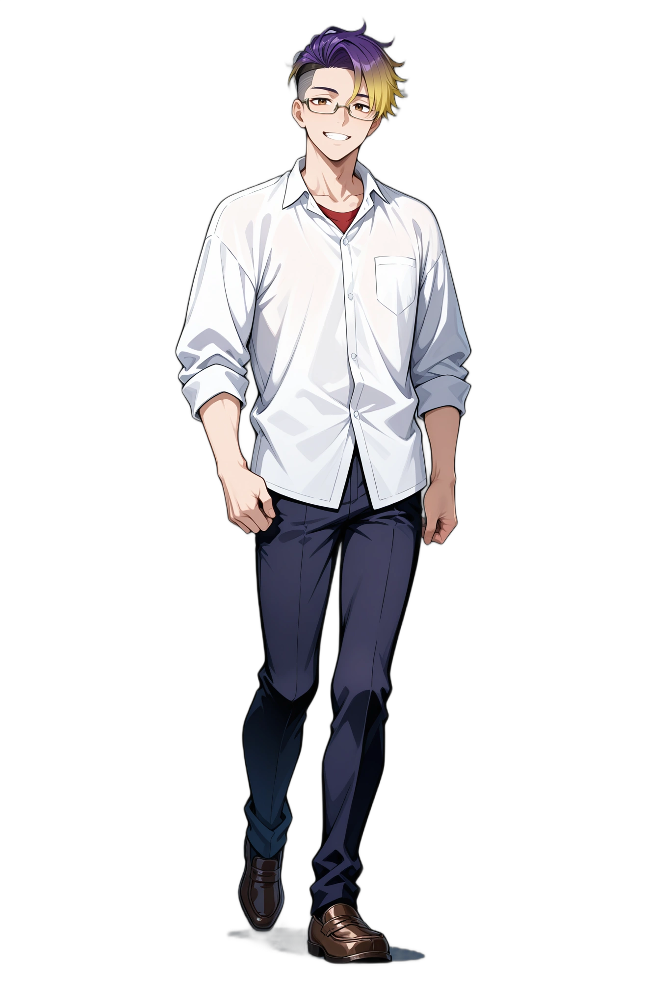 anime-browneyes-whiteshirt-shirt-man