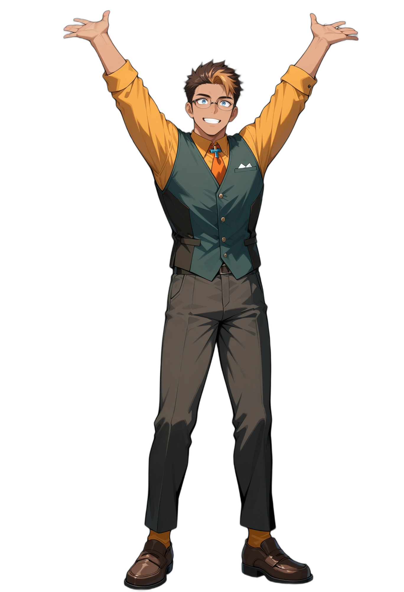 anime-brownhair-glasses-blueeyes-man