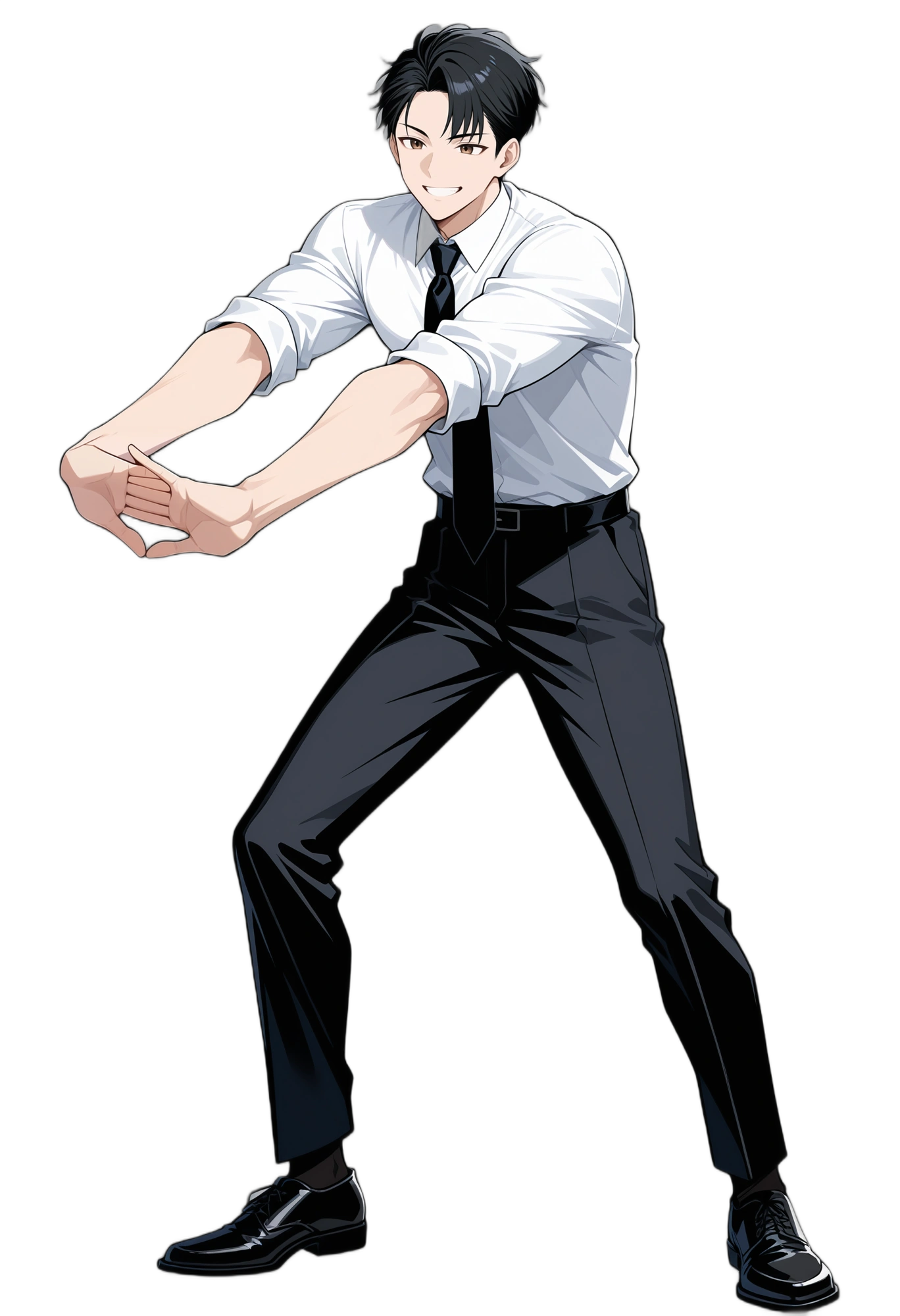 anime-collaredshirt-smile-pants-man