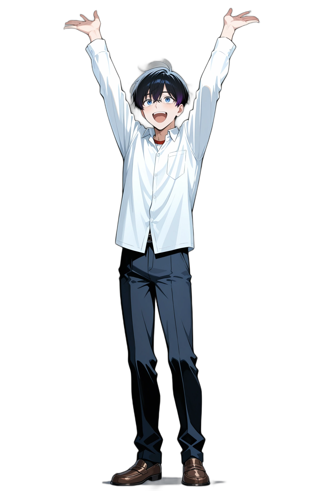 anime-collaredshirt-blueeyes-whiteshirt-man