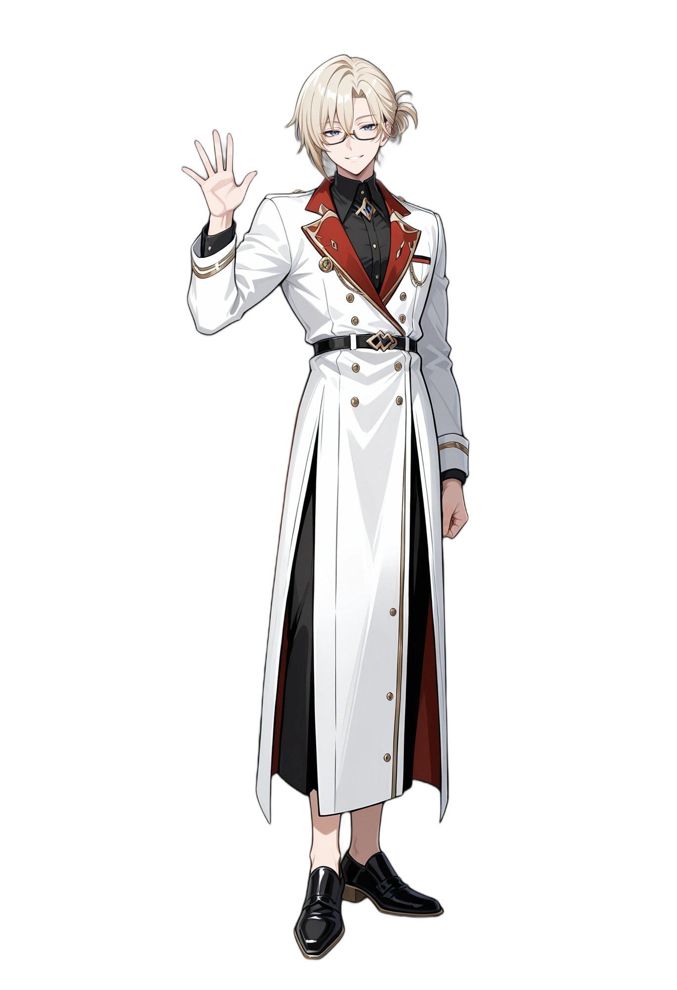 anime-collaredshirt-belt-blondehair-man