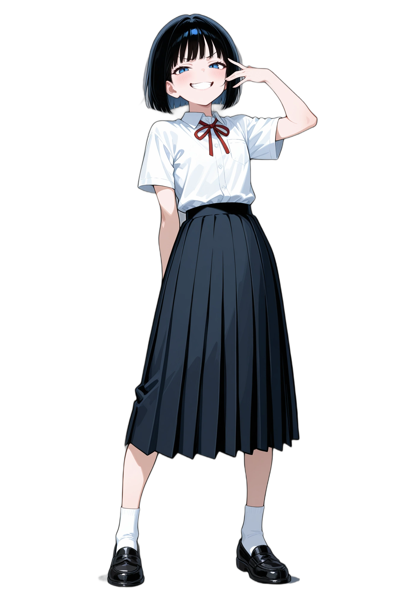 anime-collaredshirt-shirt-blueeyes-woman