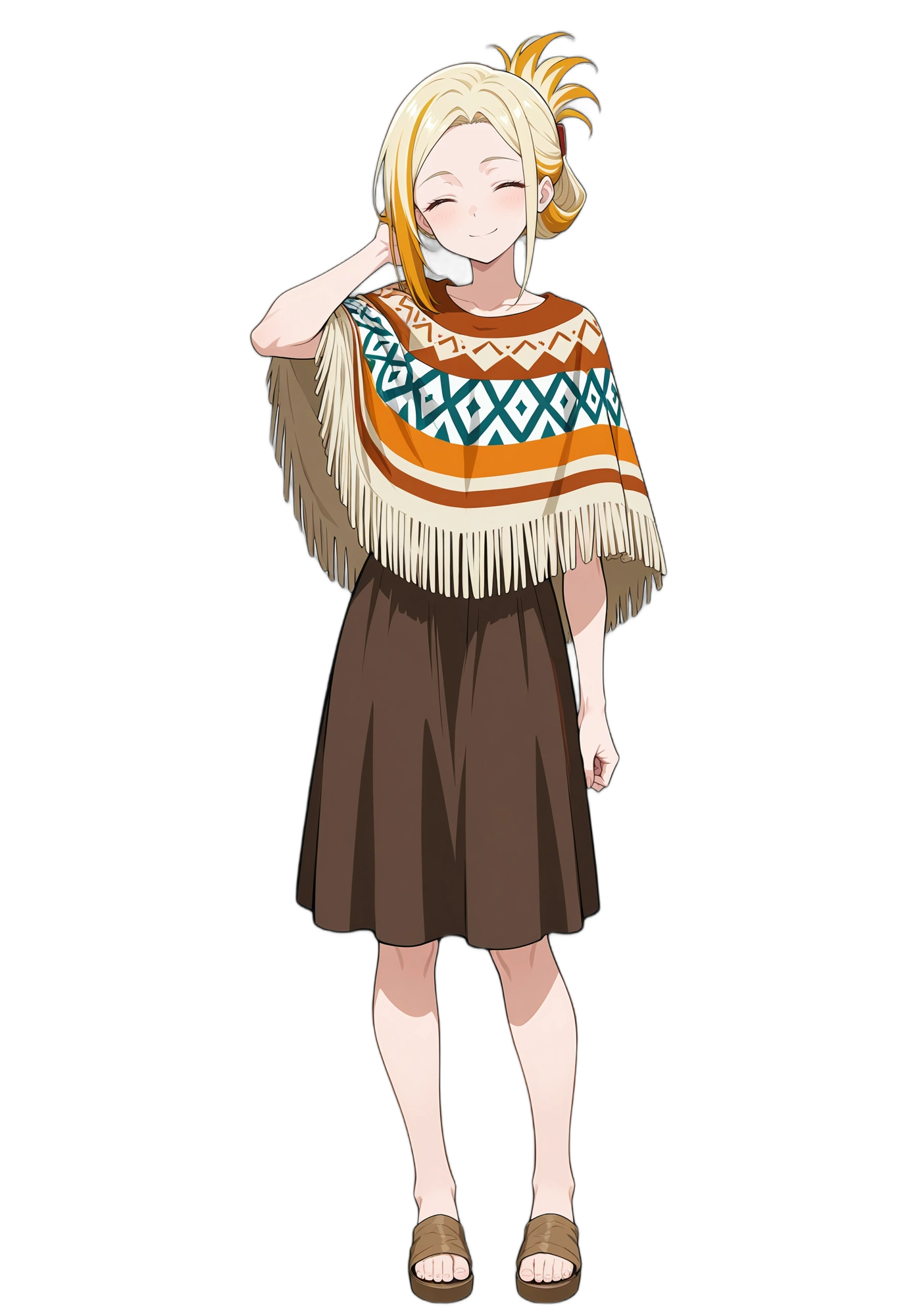 anime-foldedponytail-multicoloredhair-forehead-woman