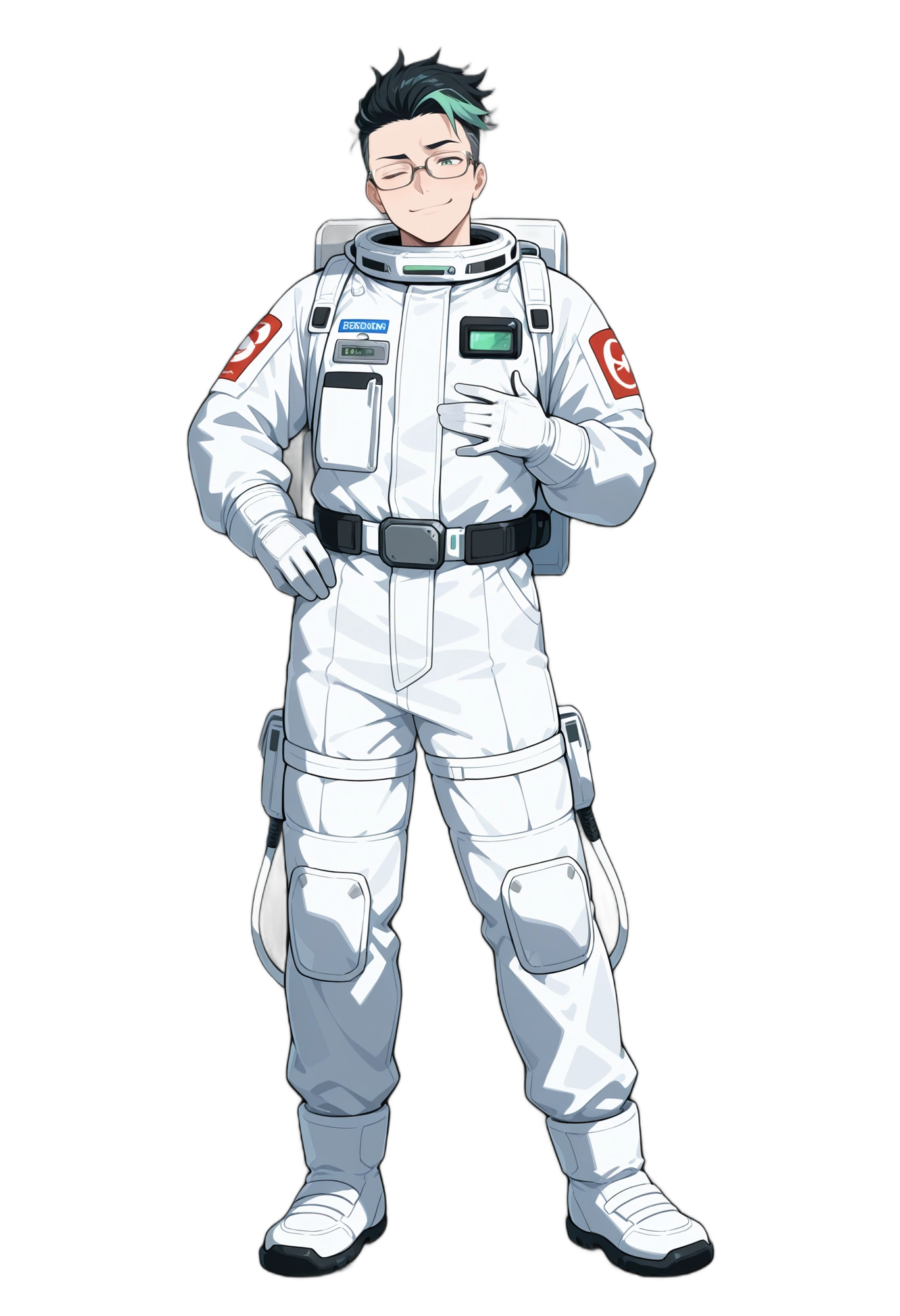 anime-glasses-multicoloredhair-greenhair-man