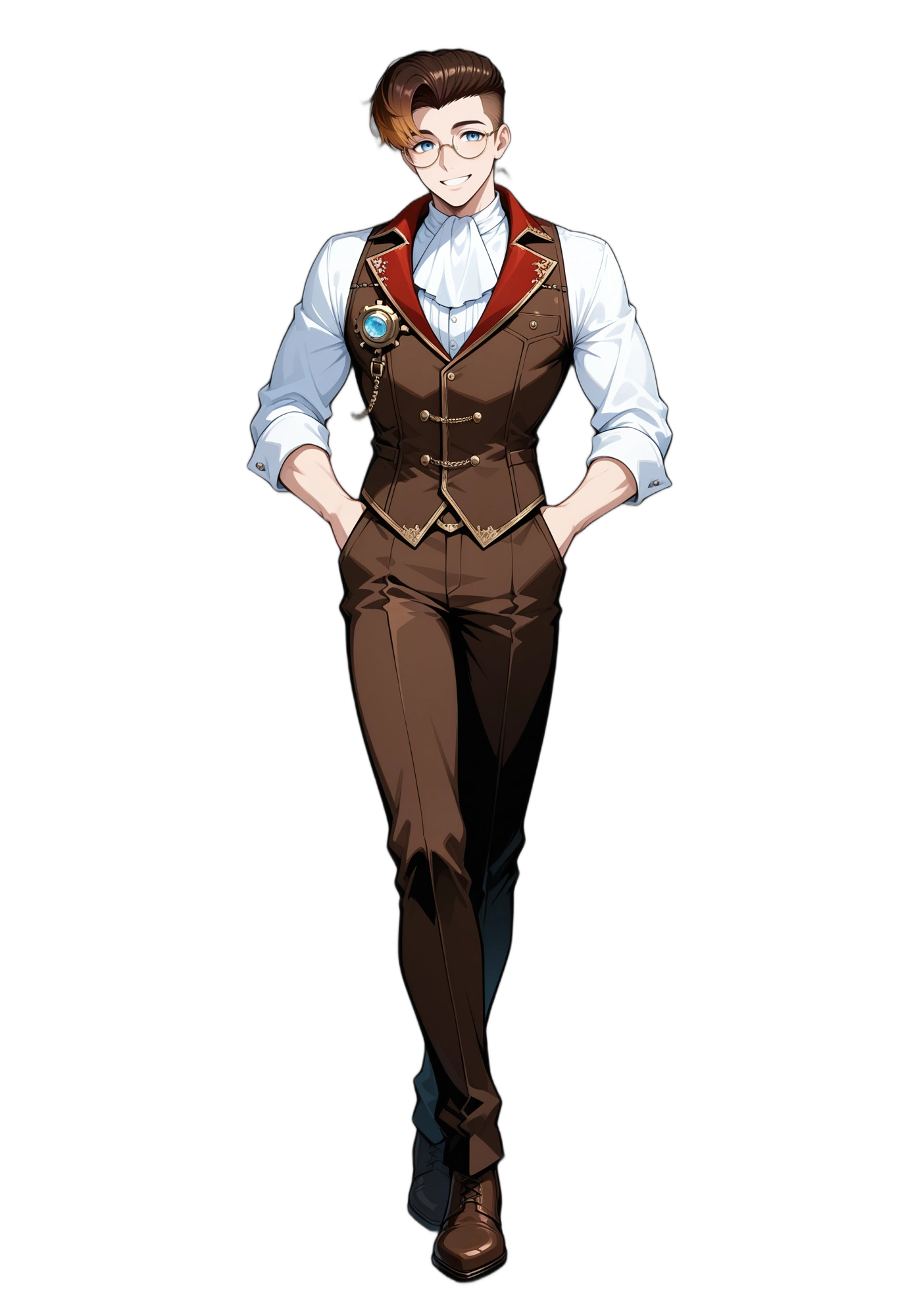 anime-glasses-roundeyewear-shorthair-man