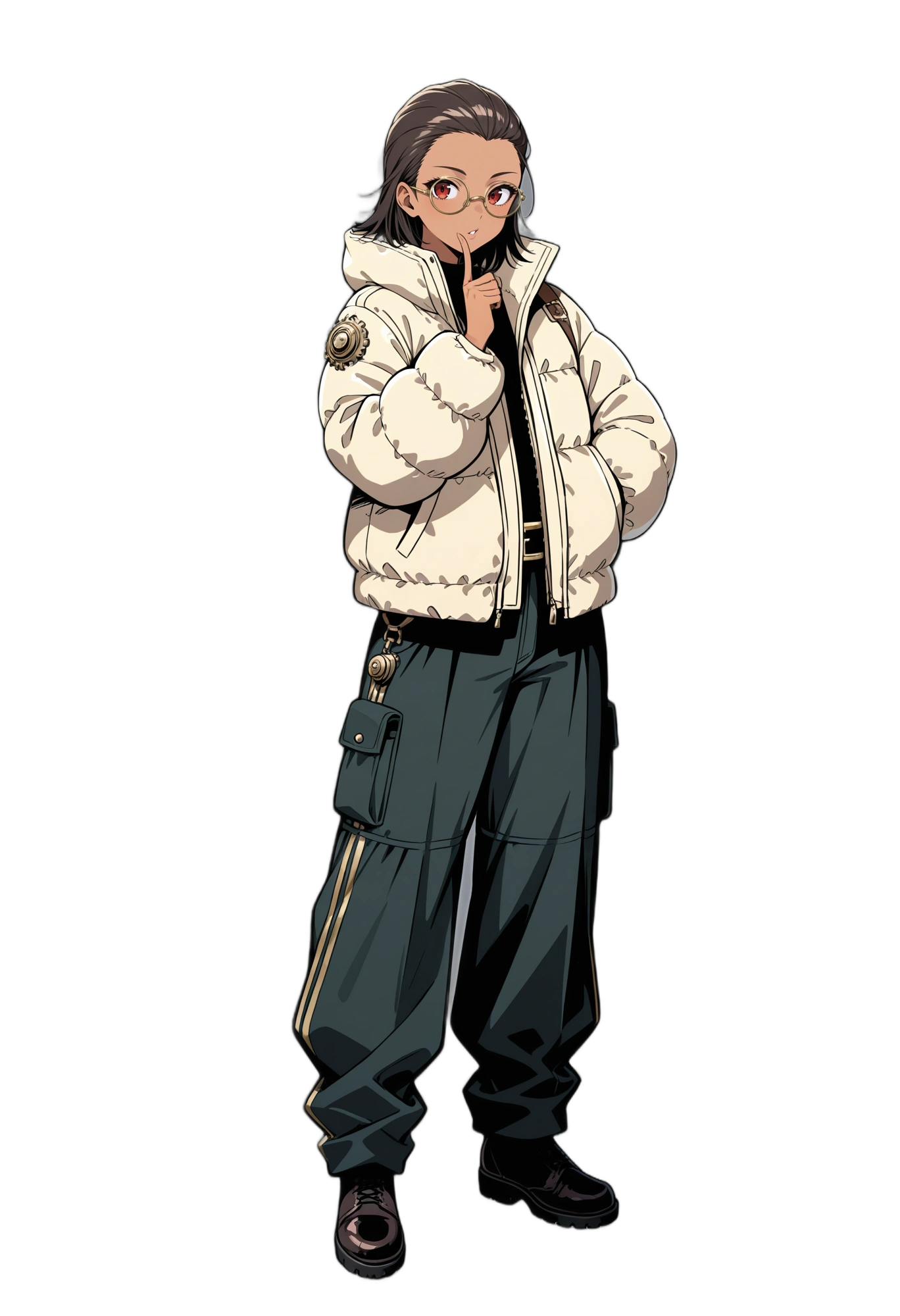 anime-glasses-mediumhair-handinpocket-woman