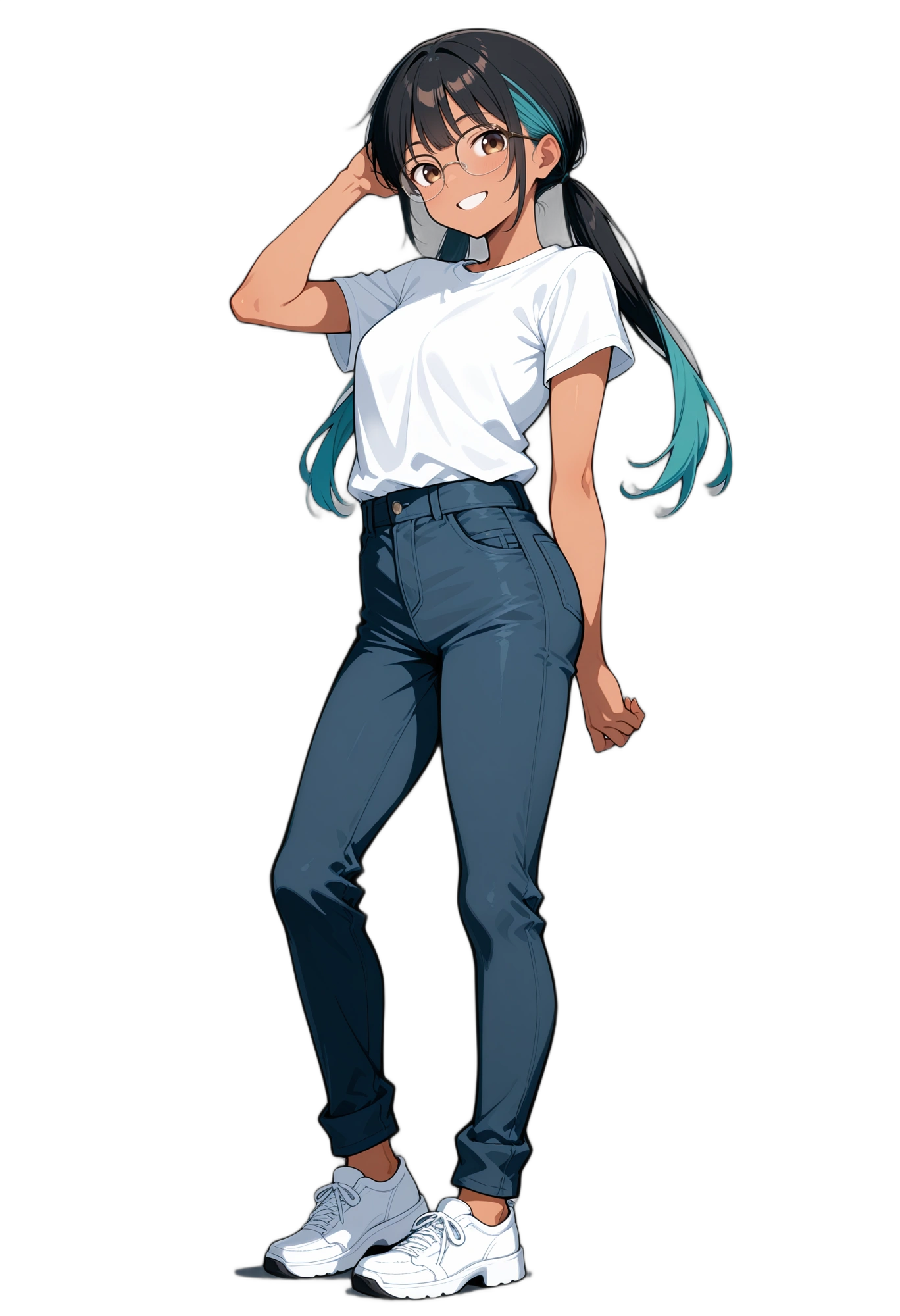 anime-glasses-browneyes-pants-woman