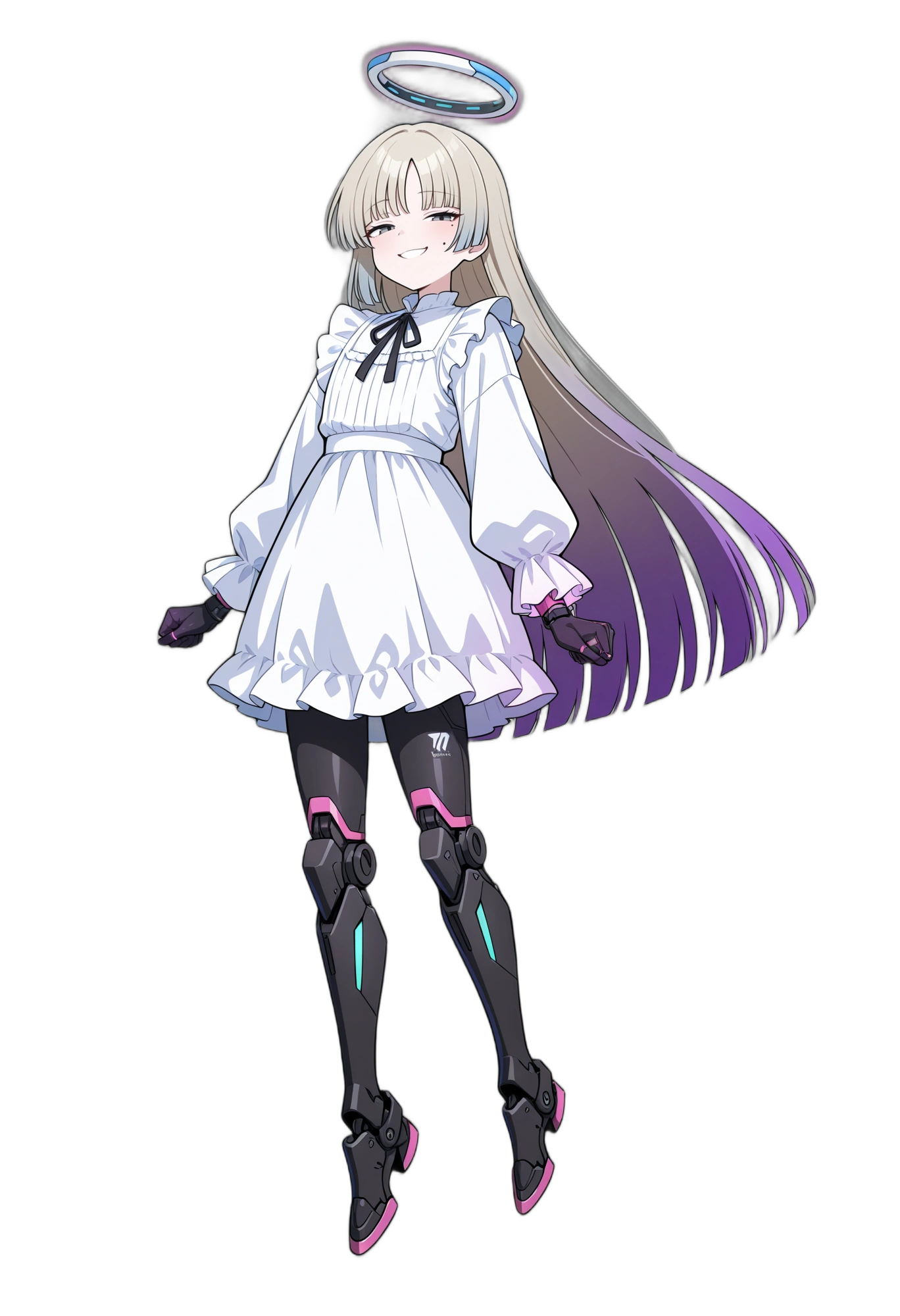 anime-gradienthair-frills-ribbon-woman