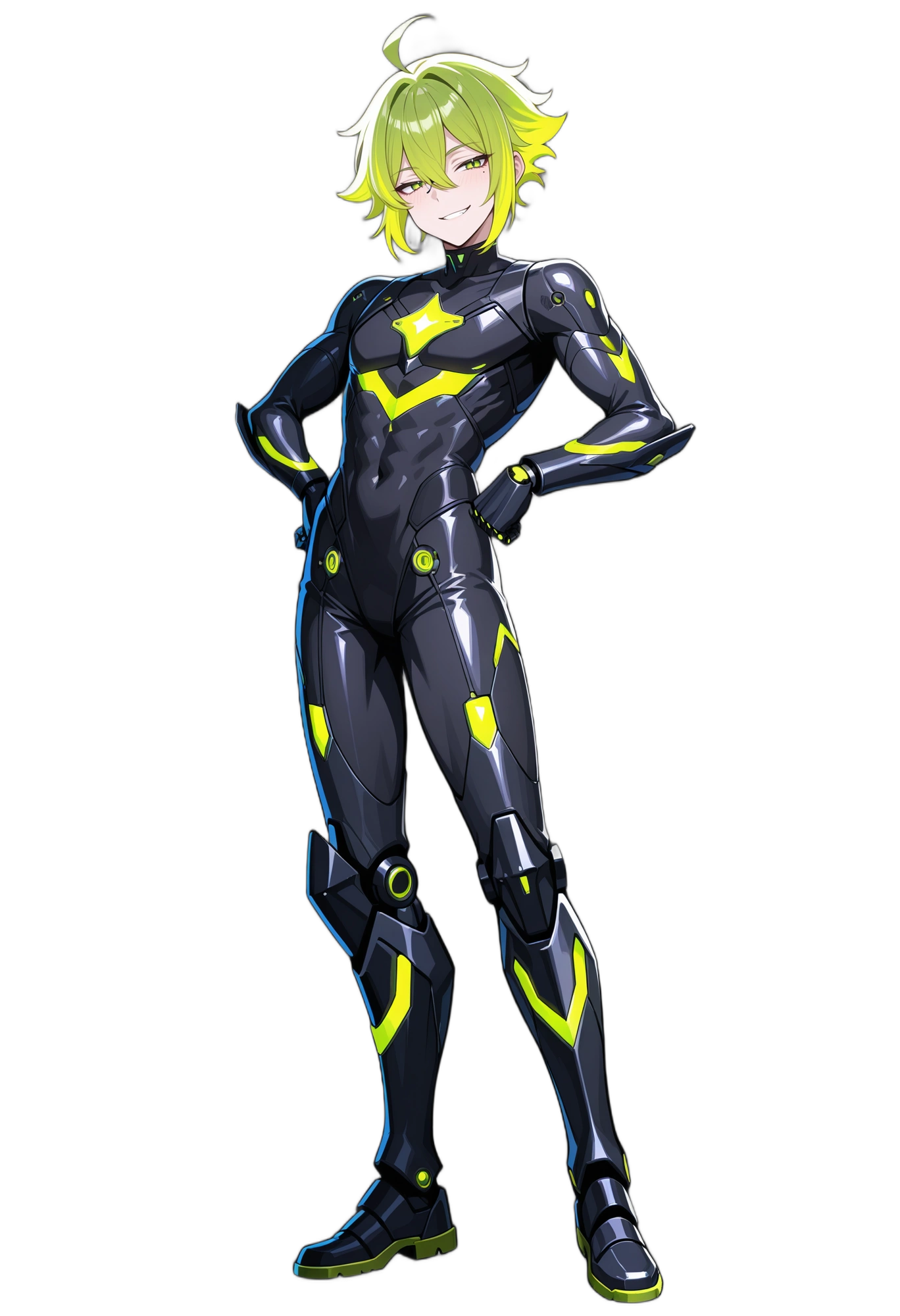 anime-greeneyes-bodysuit-smile-man
