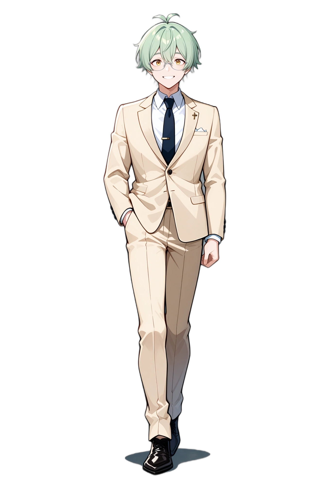 anime-greenhair-jacket-longsleeves-man
