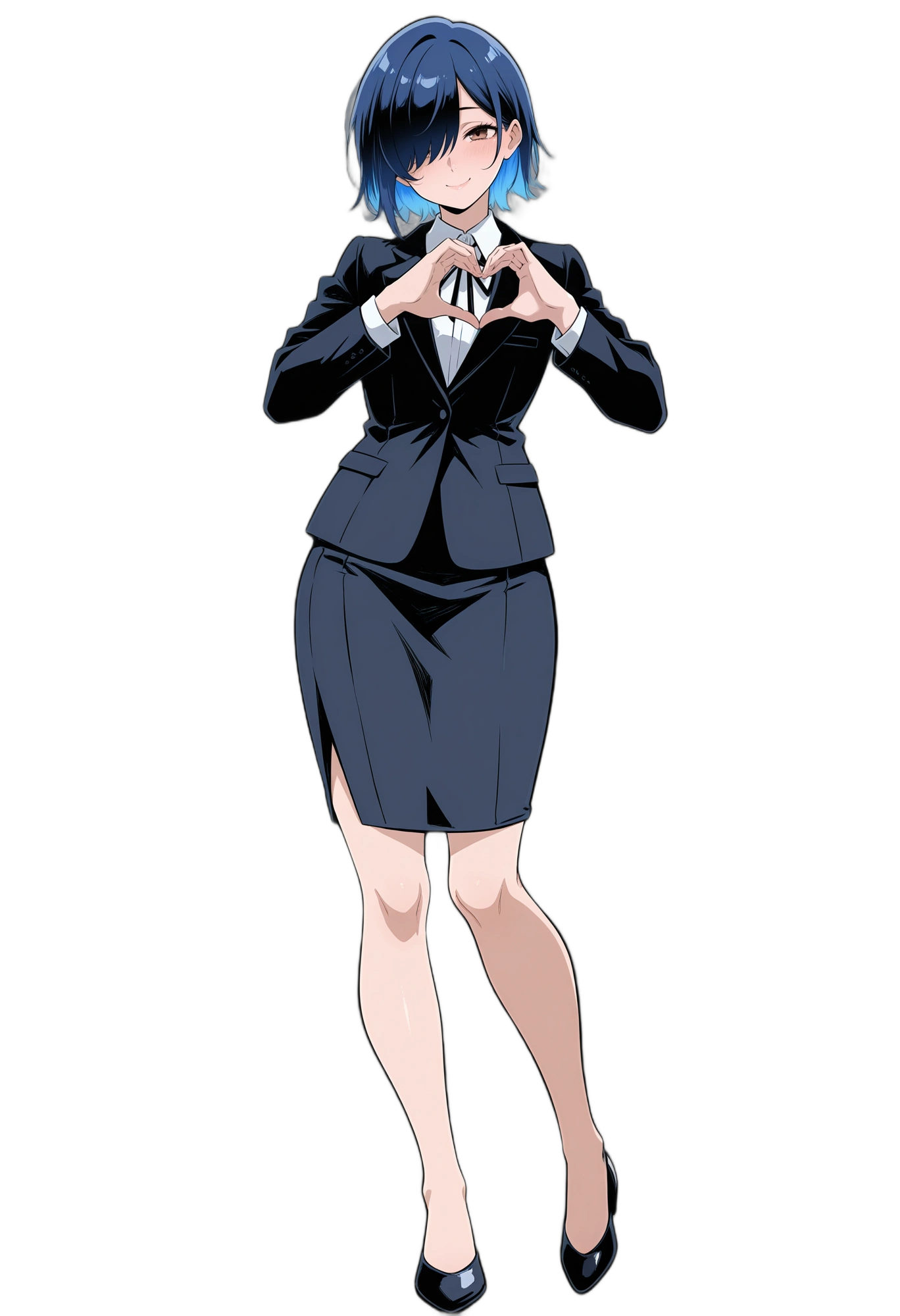 anime-highheels-smile-whiteshirt-woman