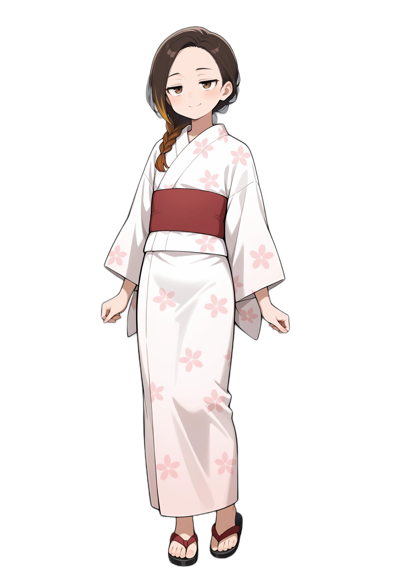 anime-japaneseclothes-browneyes-smile-woman