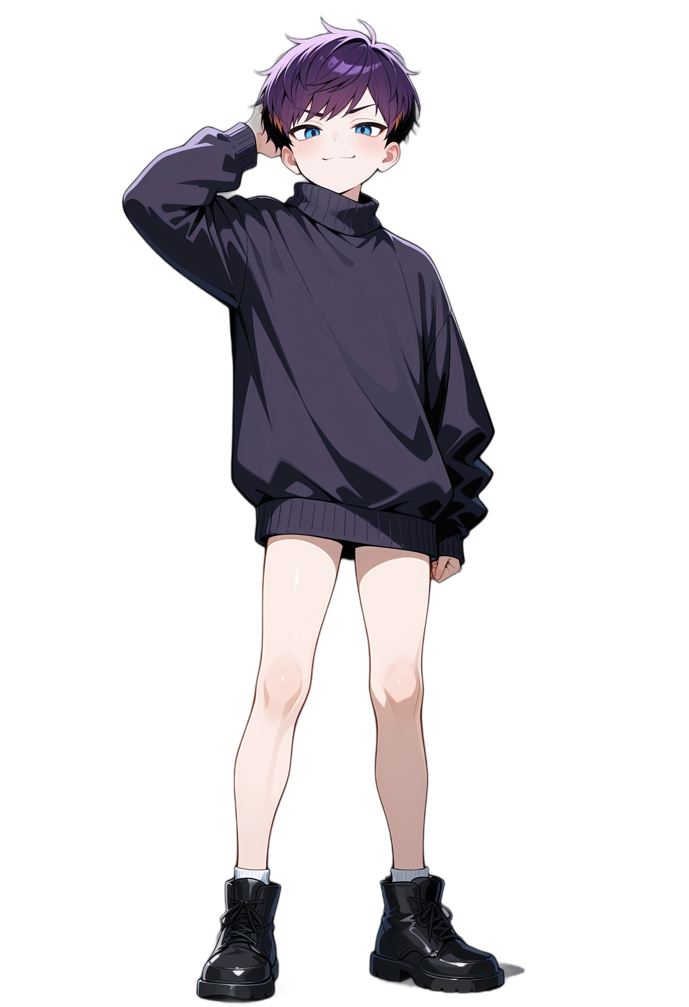 anime-longsleeves-boots-turtleneck-man
