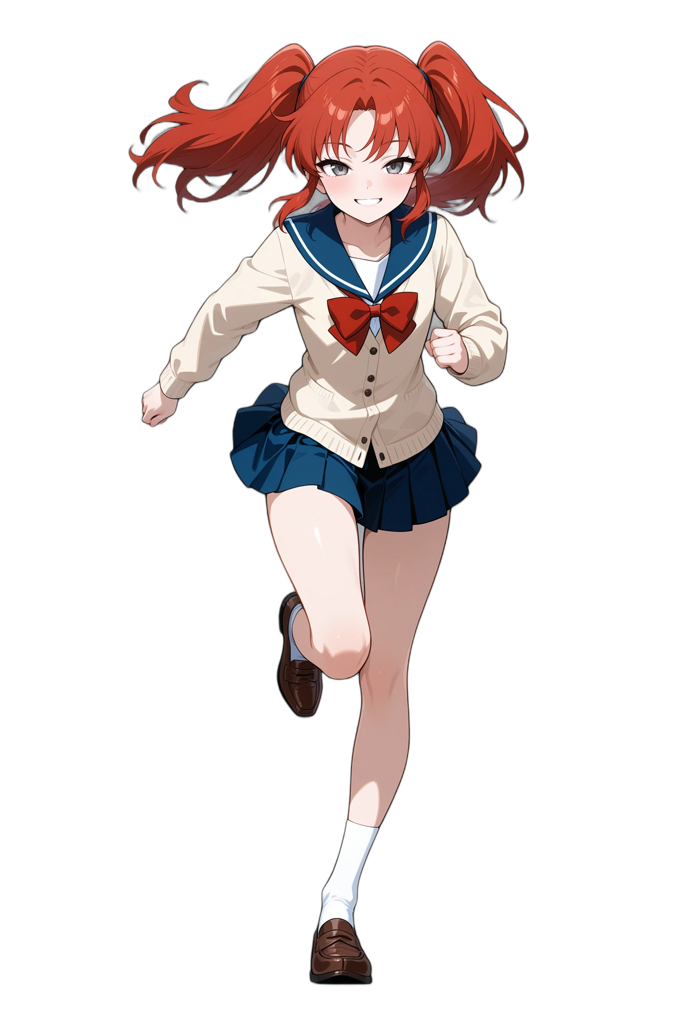 anime-longsleeves-bow-redhair-woman