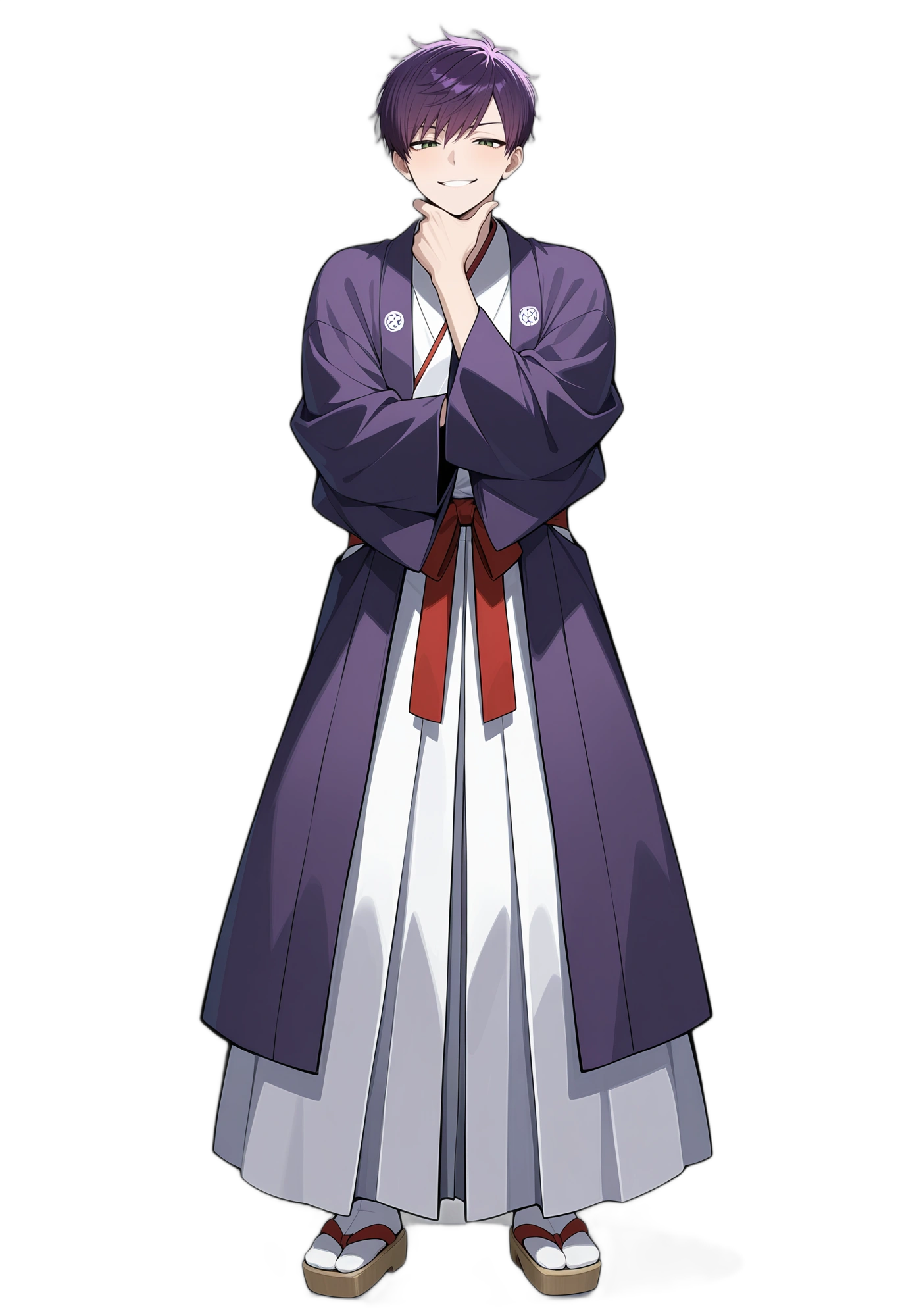 anime-mole-purplehair-shorthair-man