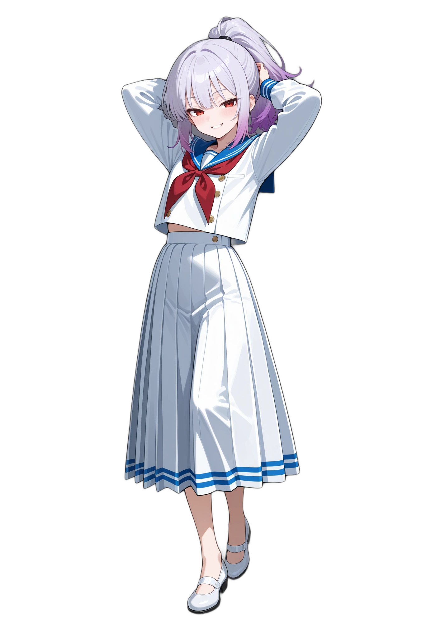 anime-neckerchief-smile-whitefootwear-woman
