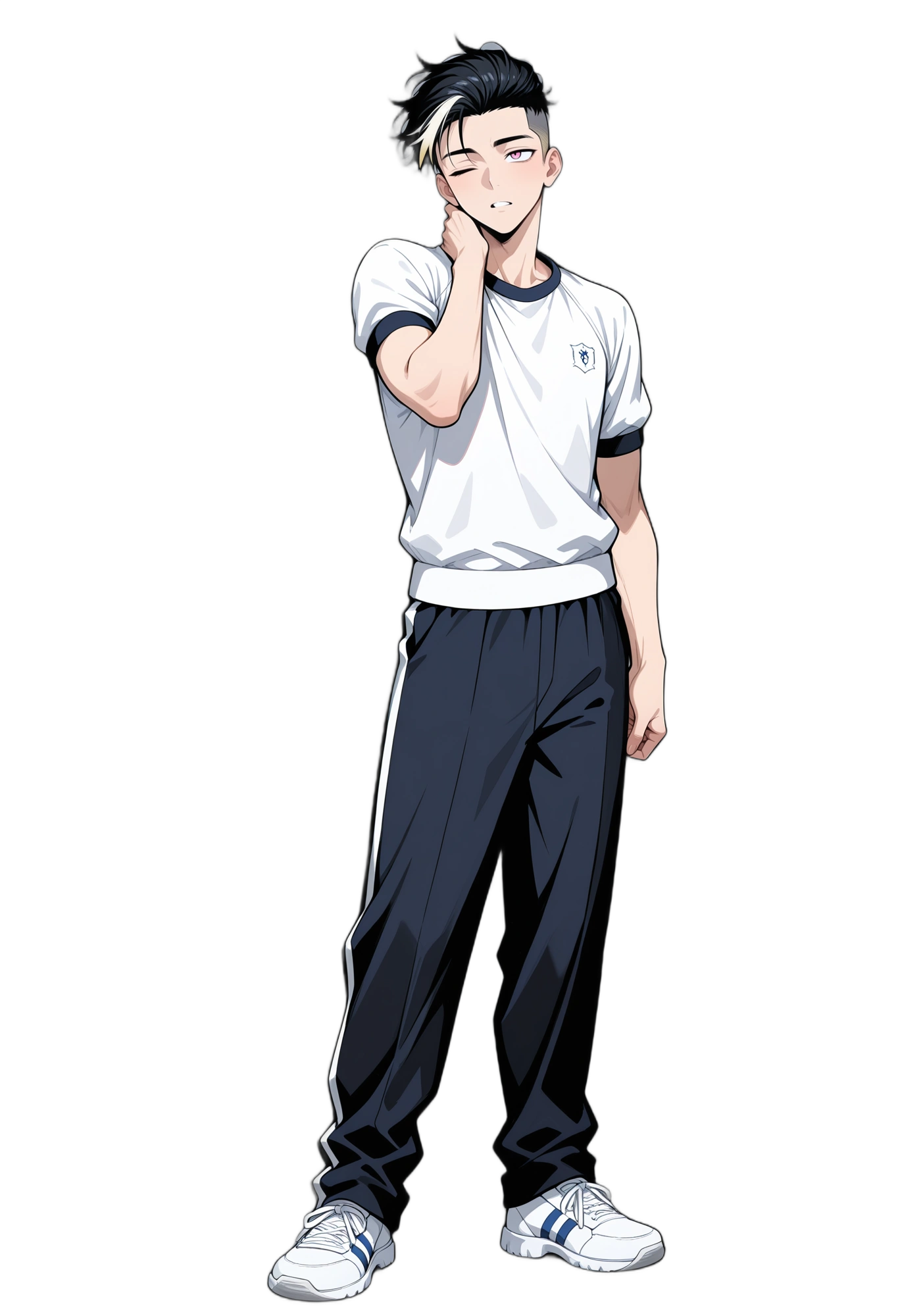 anime-pants-blackpants-oneeyeclosed-man
