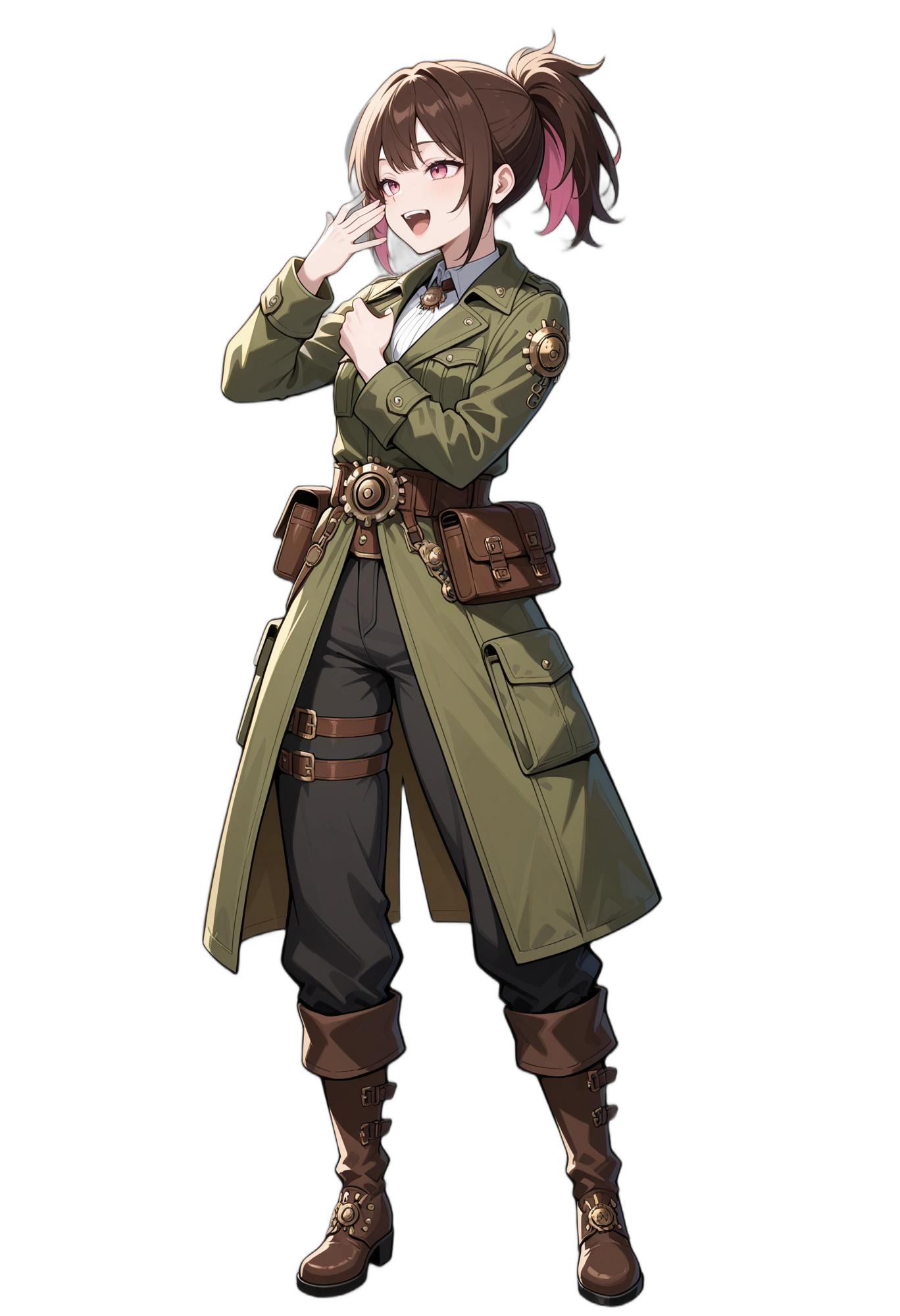 anime-pinkhair-shirt-ponytail-woman