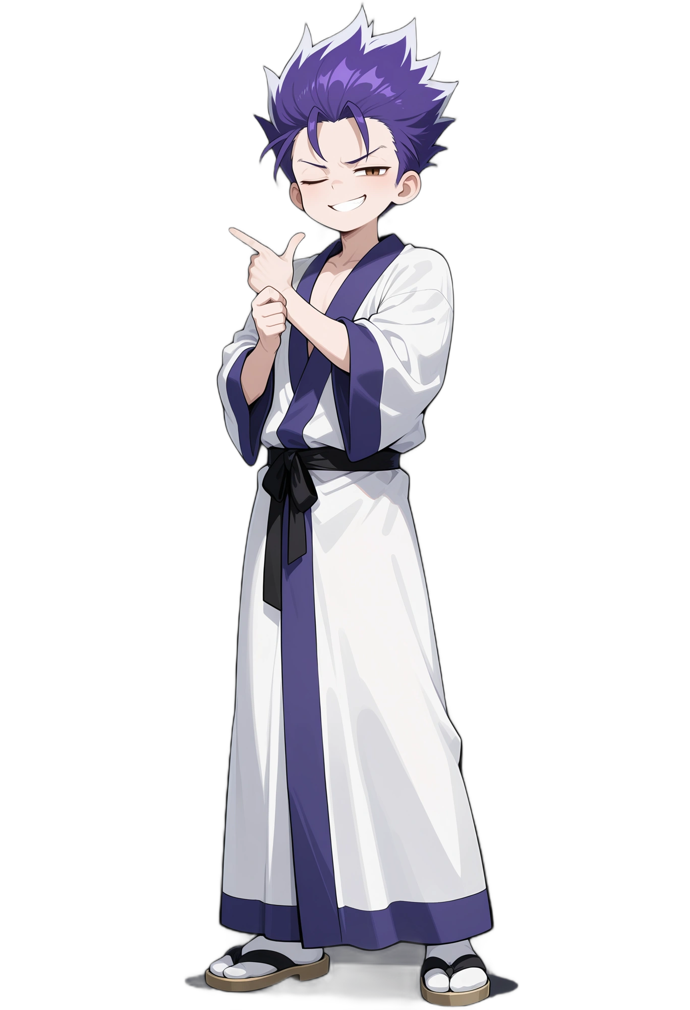 anime-purplehair-spikedhair-thumbsup-man