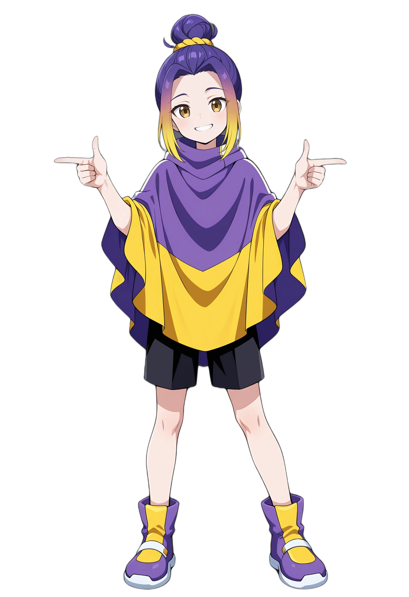 anime-purplehair-browneyes-smile-woman