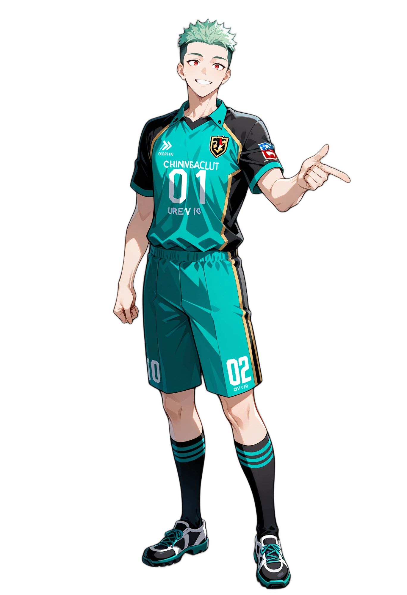 anime-redeyes-socks-shorts-man