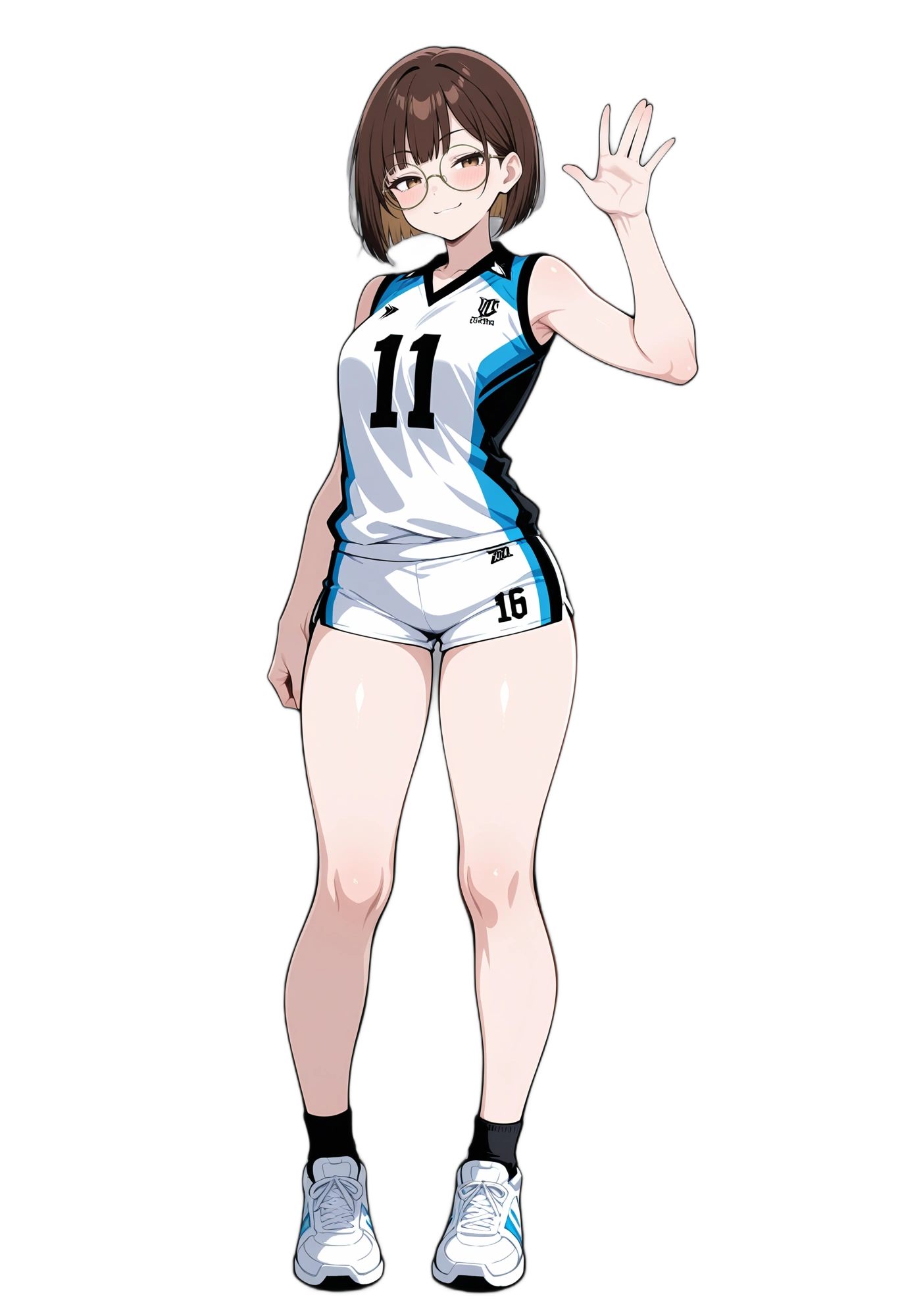 anime-shirt-glasses-sportswear-woman
