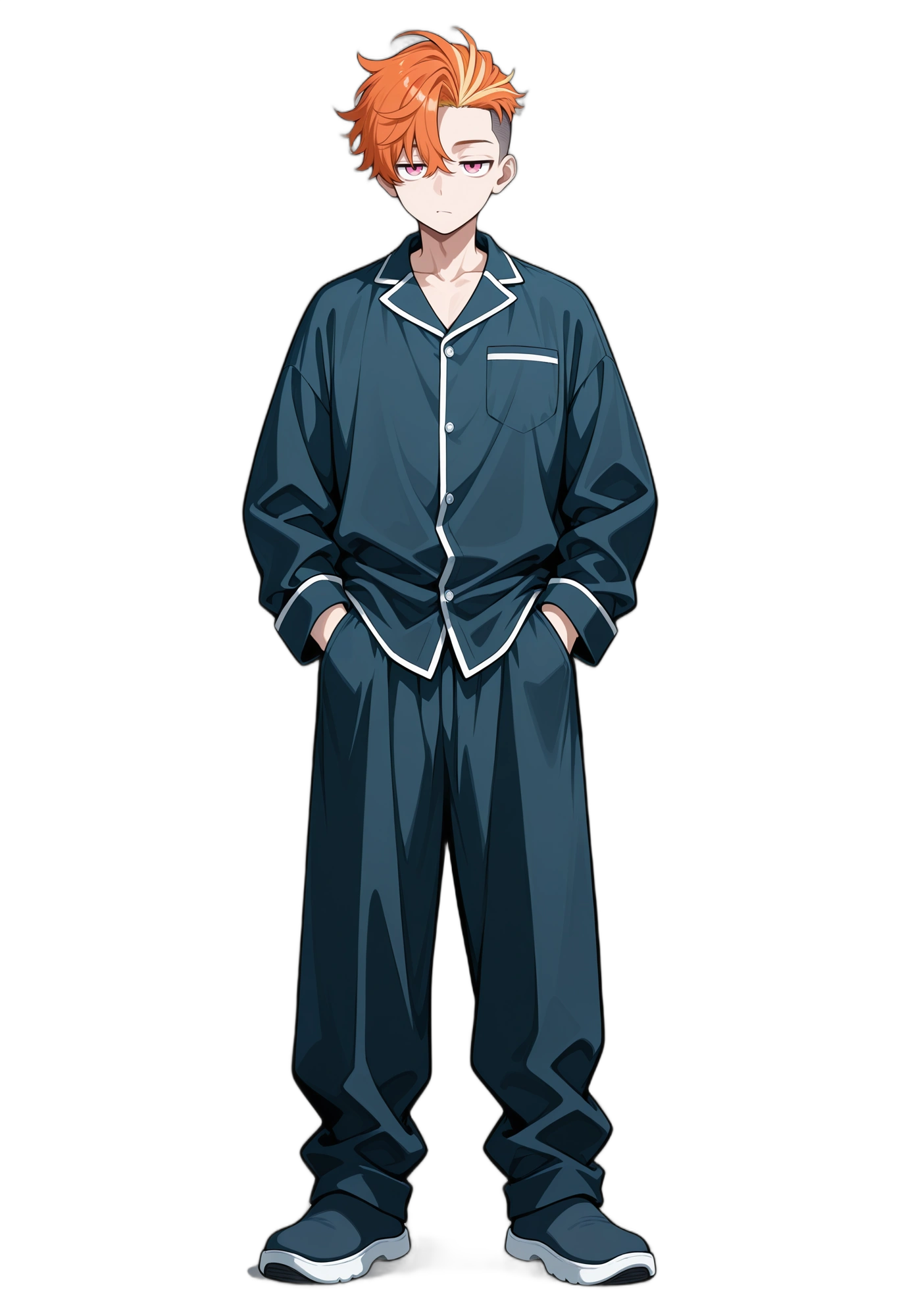 anime-shorthair-pants-shirt-man