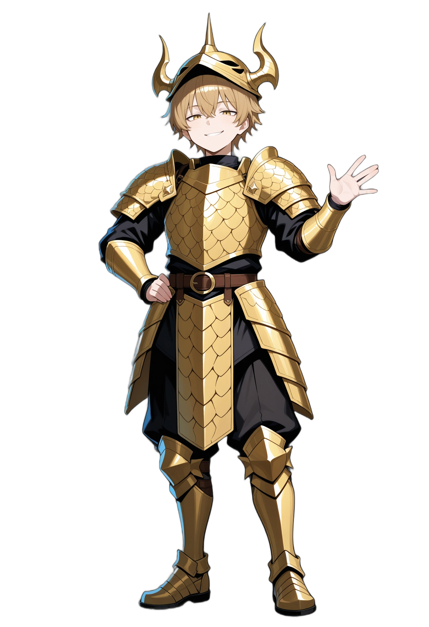 anime-shoulderarmor-yelloweyes-shorthair-man