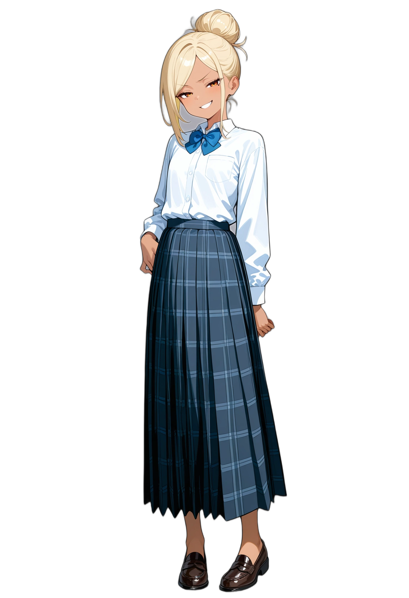 anime-skirt-bowtie-schooluniform-woman