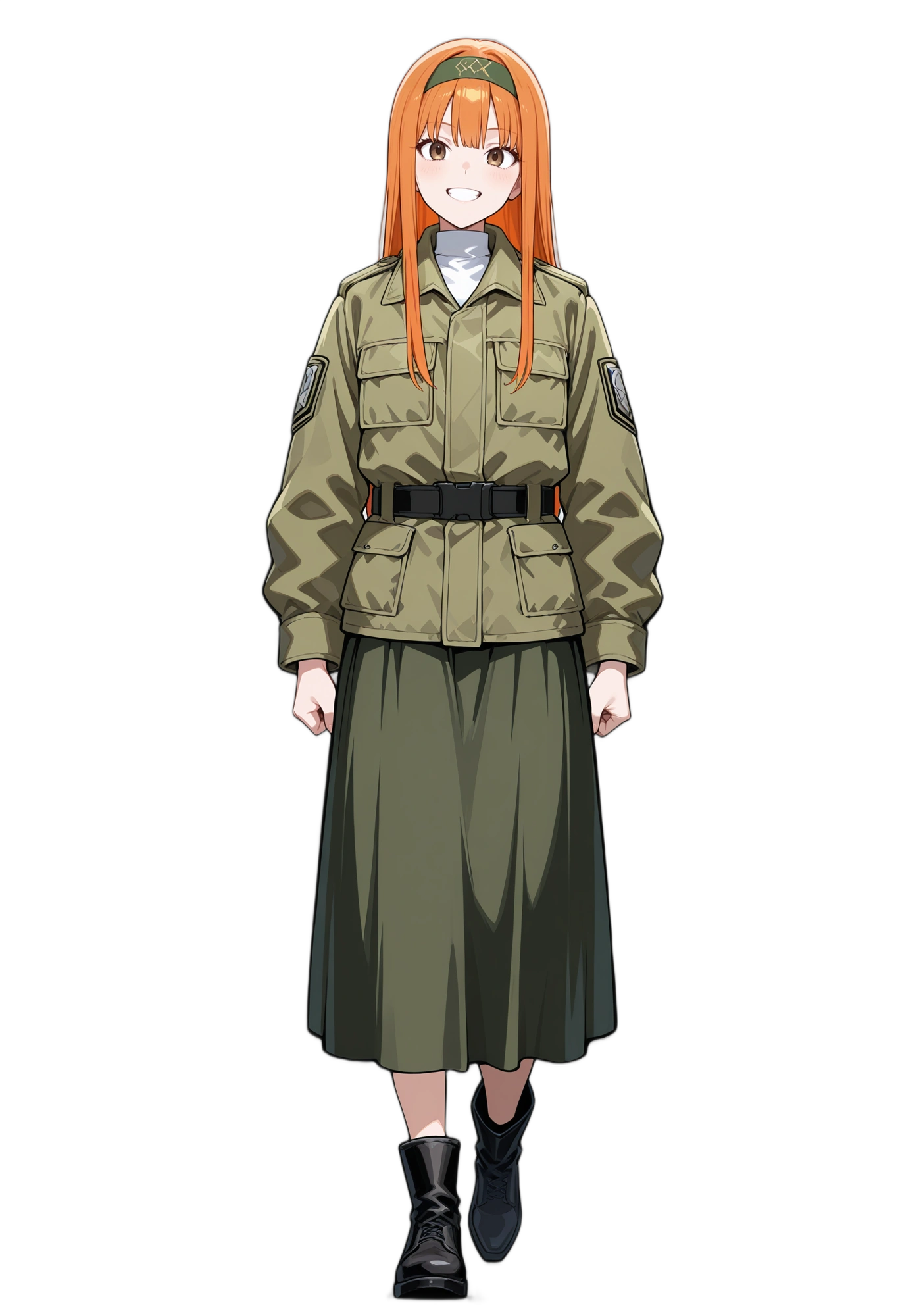 anime-skirt-military-longhair-woman