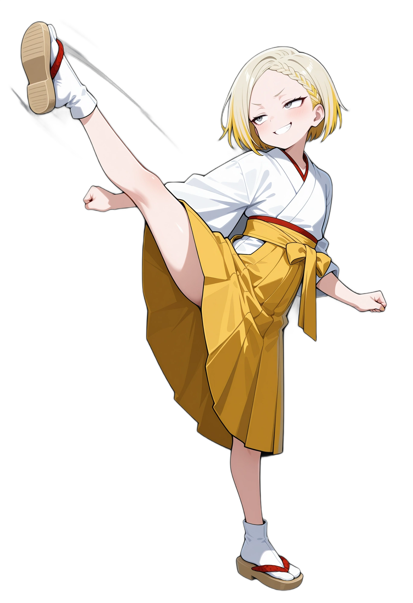 anime-skirt-shorthair-multicoloredhair-woman