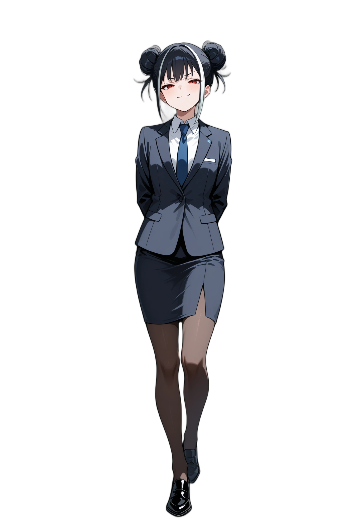 anime-smile-hairbun-redeyes-woman