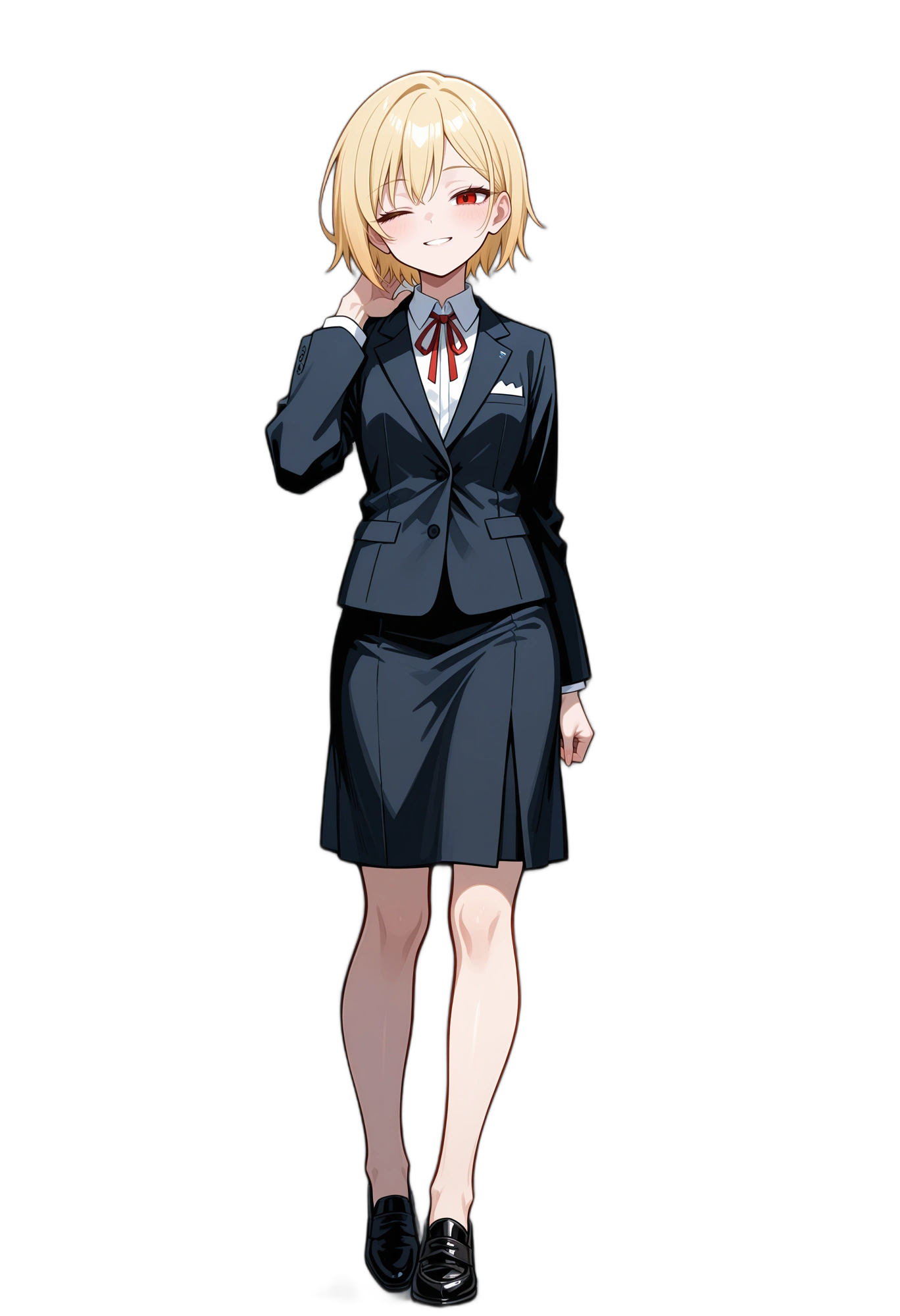 anime-smile-loafers-schooluniform-woman