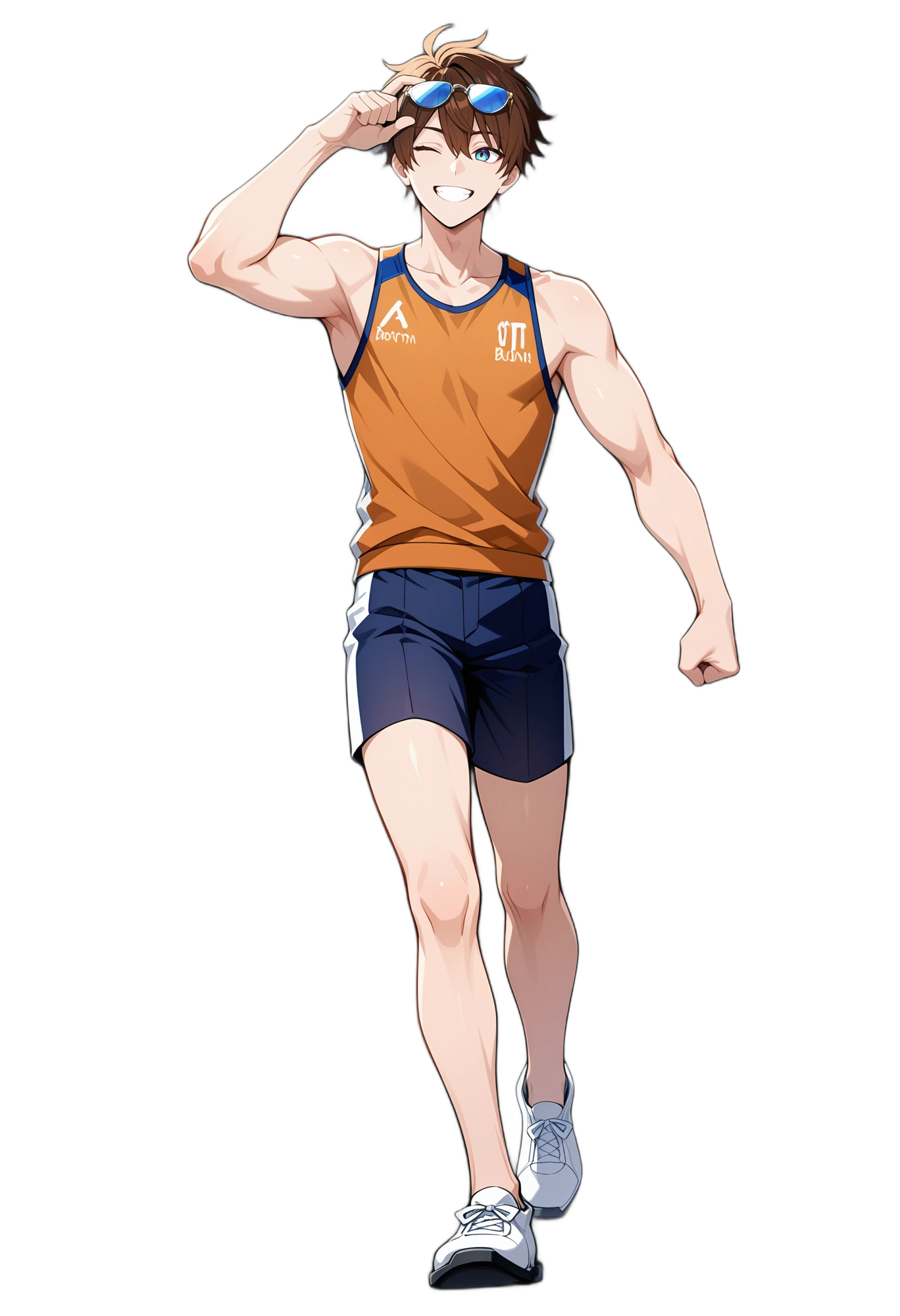 anime-sneakers-shorthair-oneeyeclosed-man