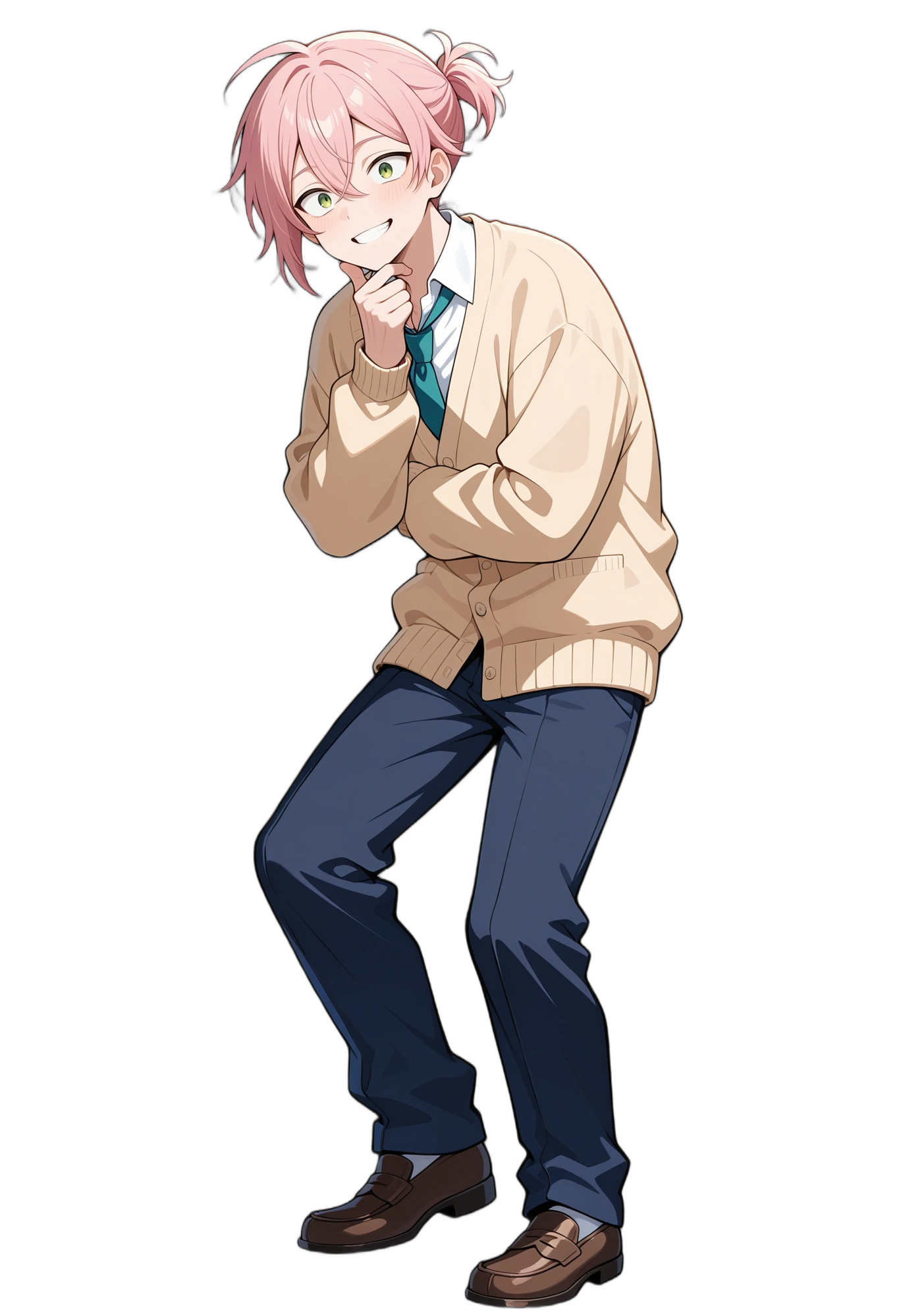 anime-socks-smile-schooluniform-man