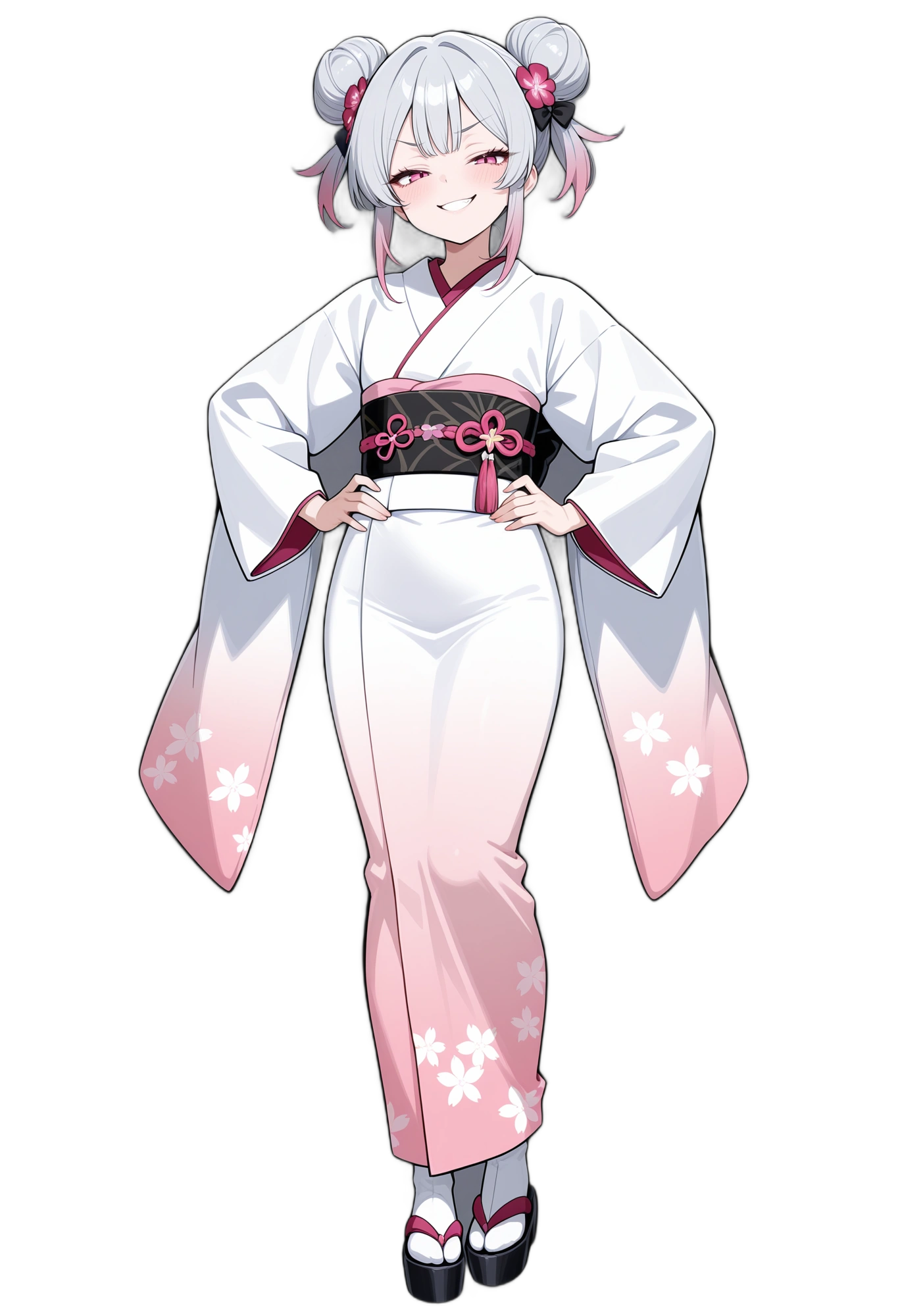 anime-socks-hairornament-smile-woman
