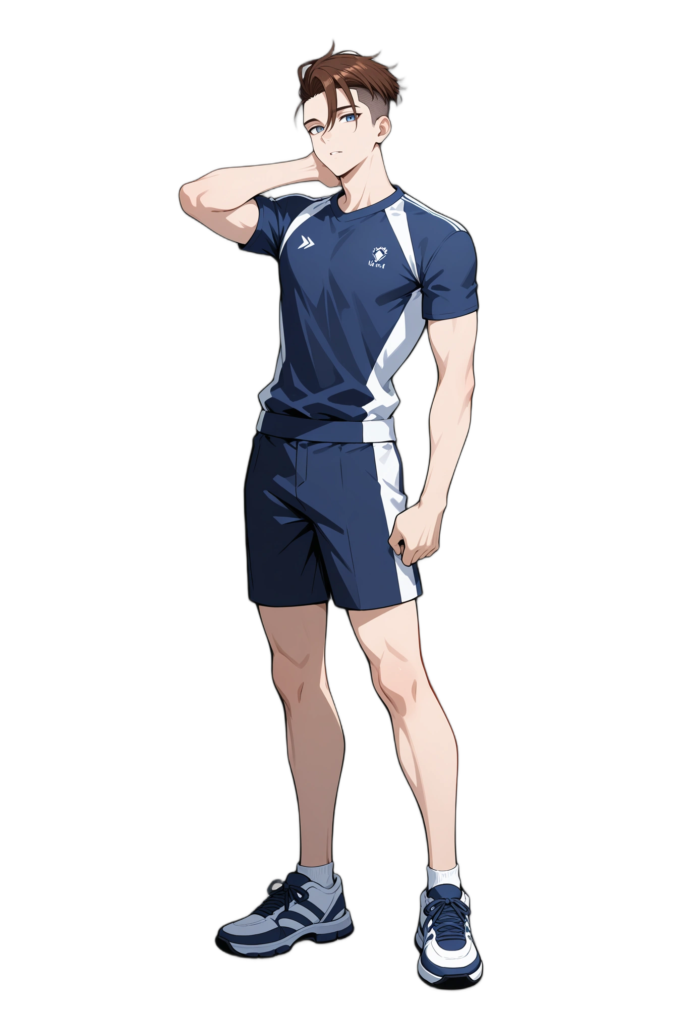 anime-sportswear-shorts-shirt-man