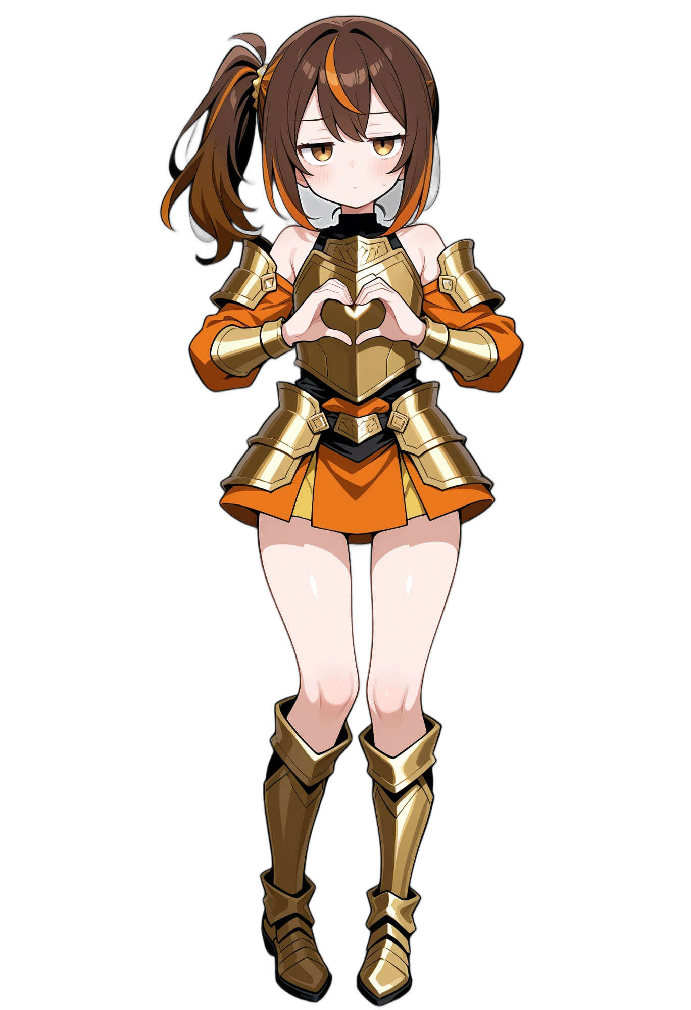 anime-streakedhair-dress-brownhair-woman